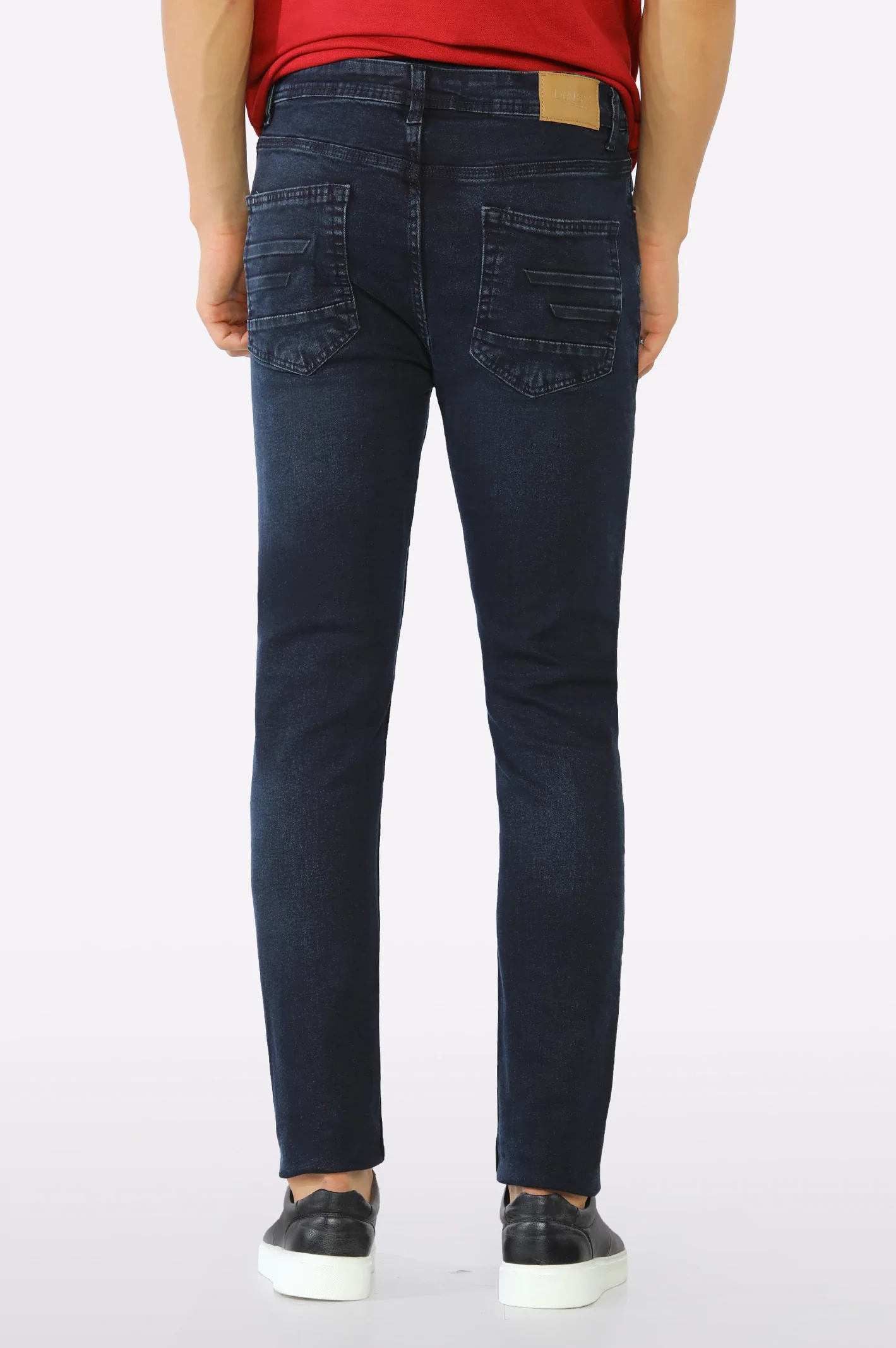 Dark Blue Slim Fit Jeans - Image 3