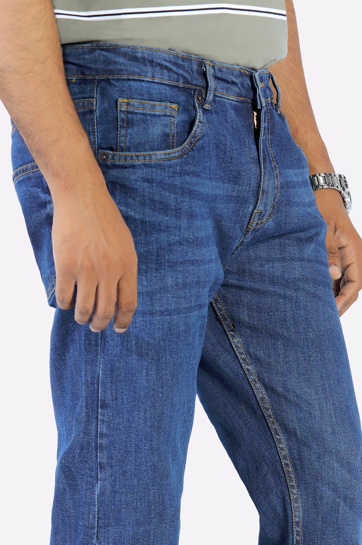 Blue Slim Fit Jeans - Image 2