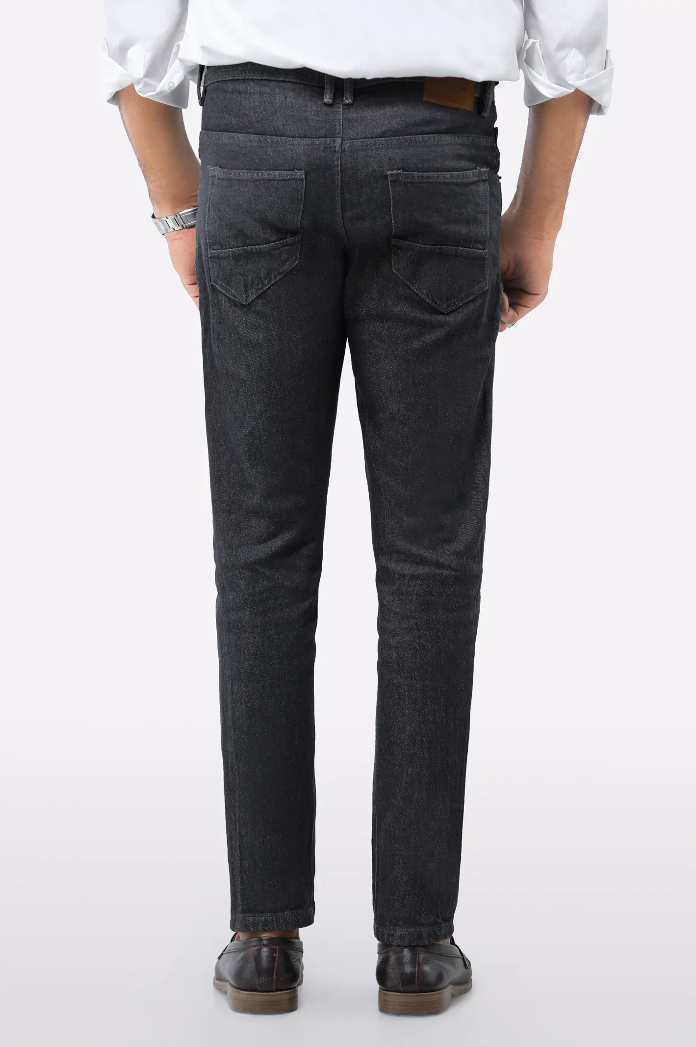 Dark Grey Smart Fit Jeans - Image 3
