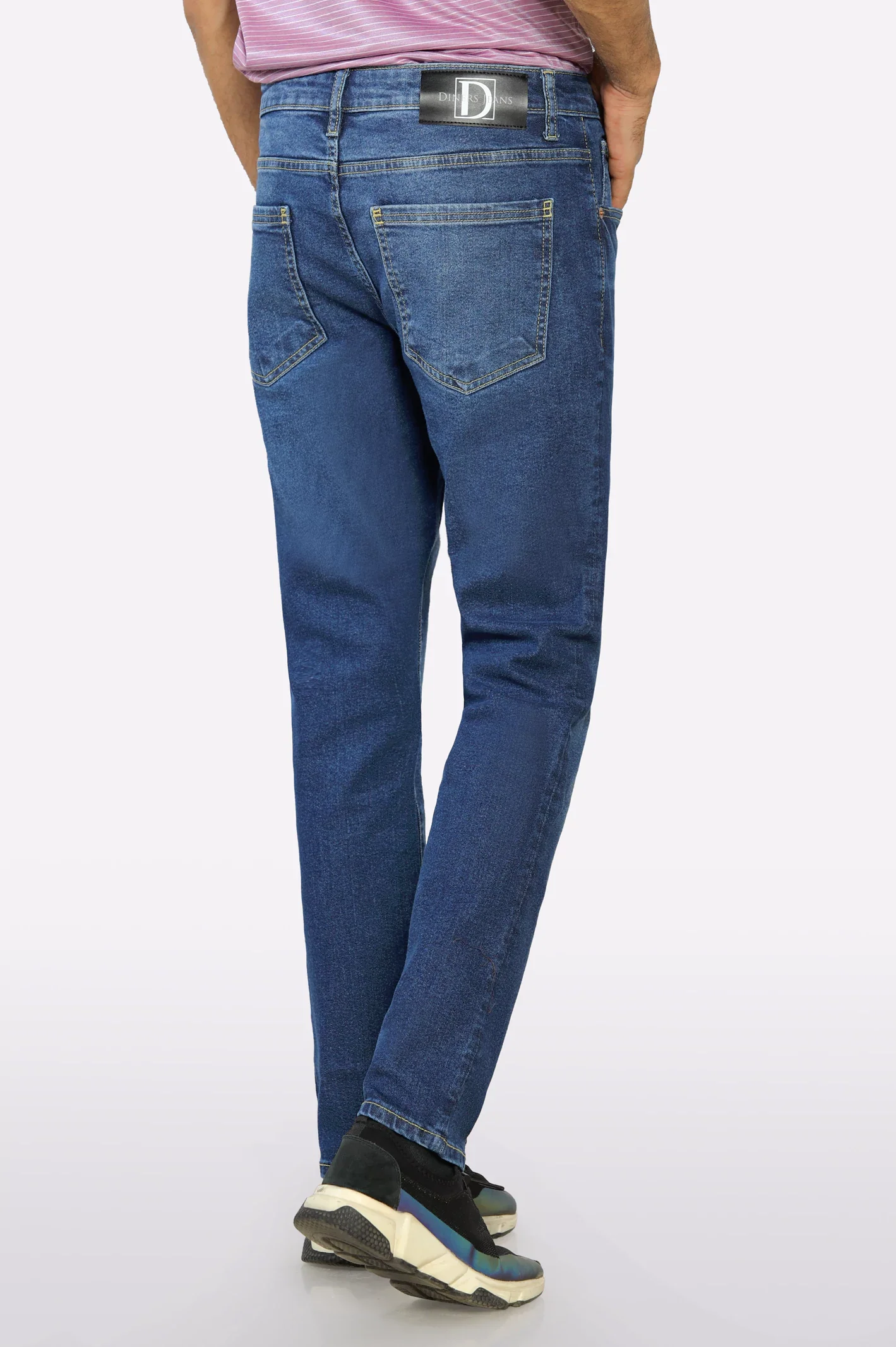 Medium Blue Modern Slim Fit Jeans - Image 3