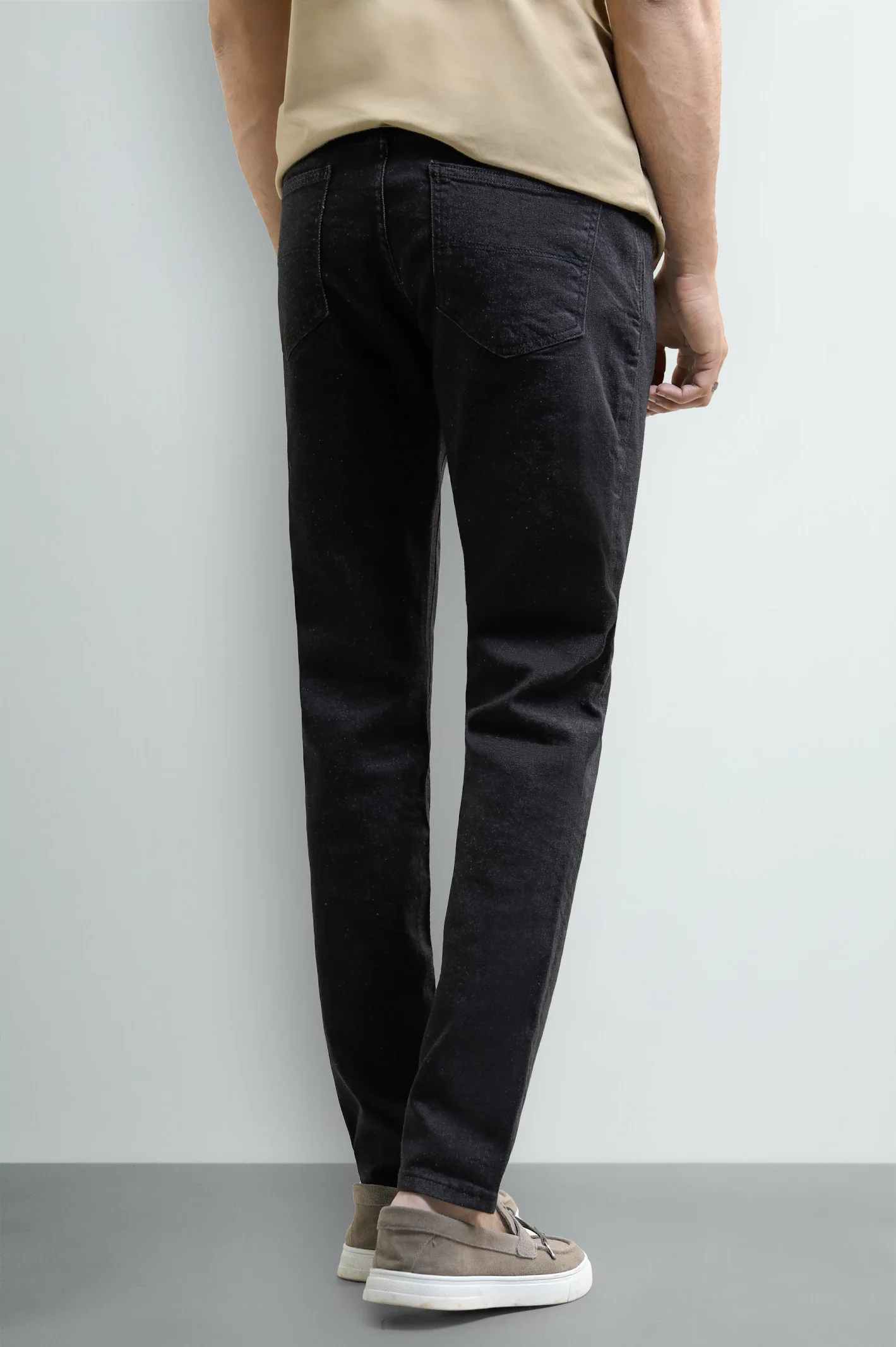 Black Slim Fit Jeans - Image 3