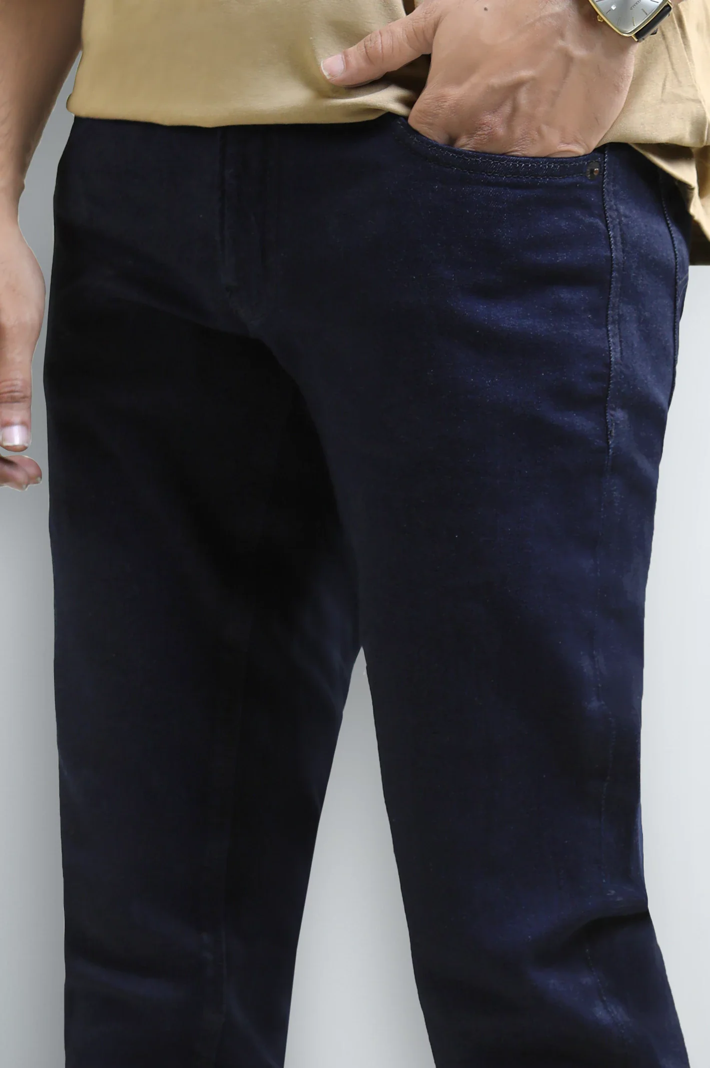Dark Blue Slim Fit Jeans - Image 2