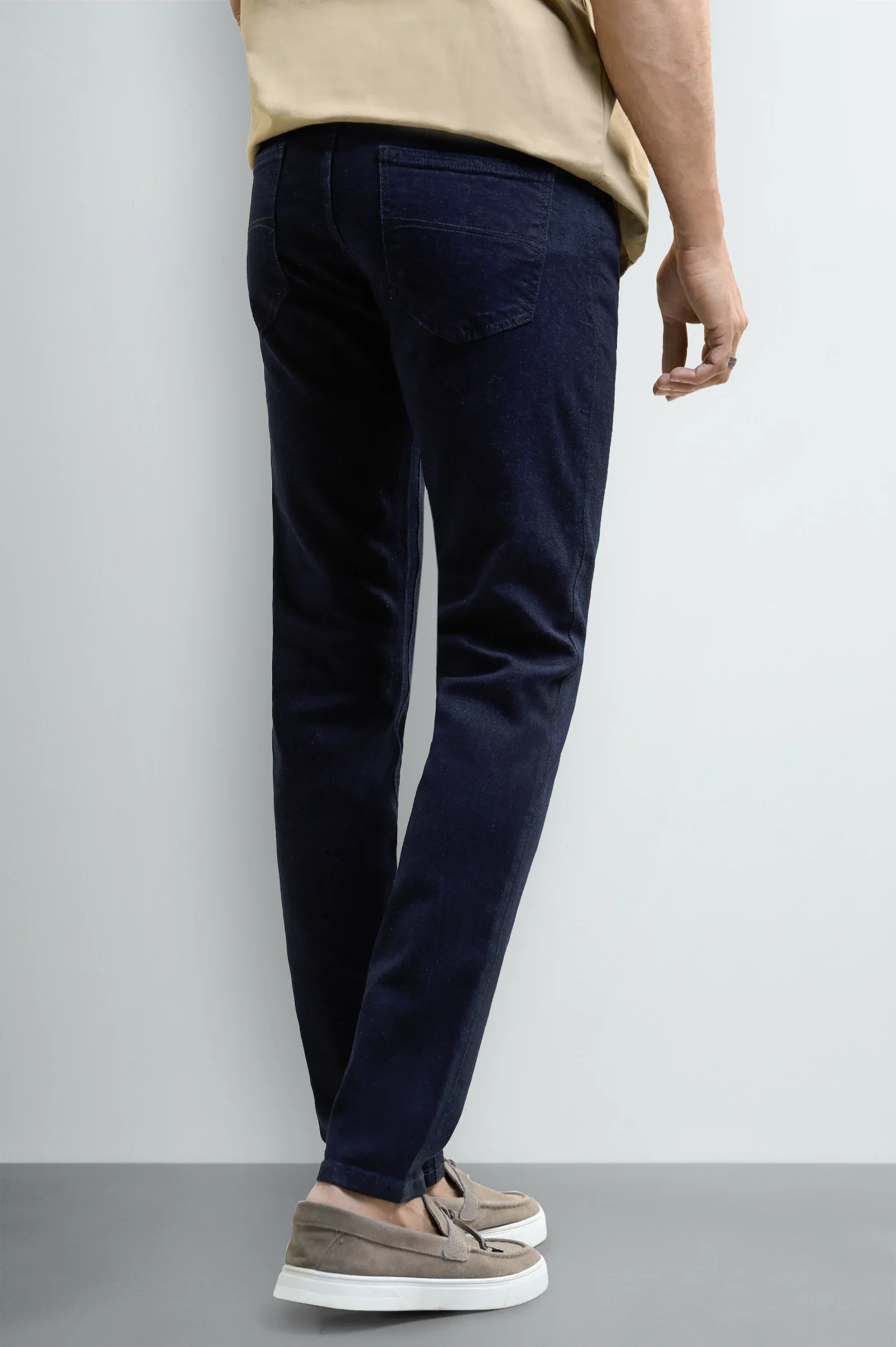 Dark Blue Slim Fit Jeans - Image 3