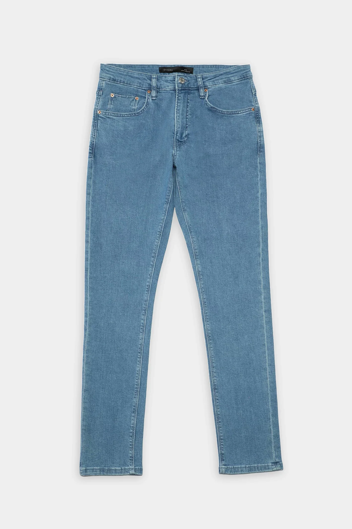 Light Blue Slim Fit Jeans - Image 4