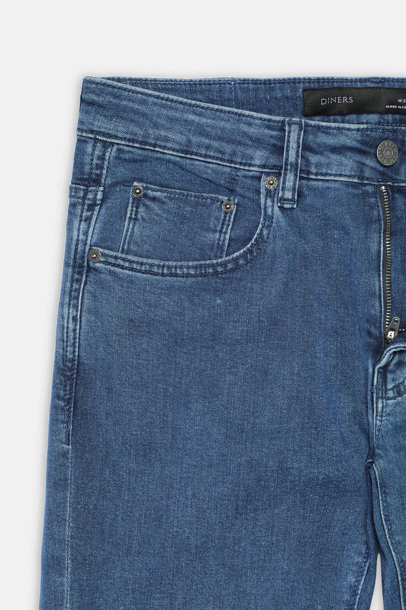 Medium Blue Slim Fit Jeans - Image 6