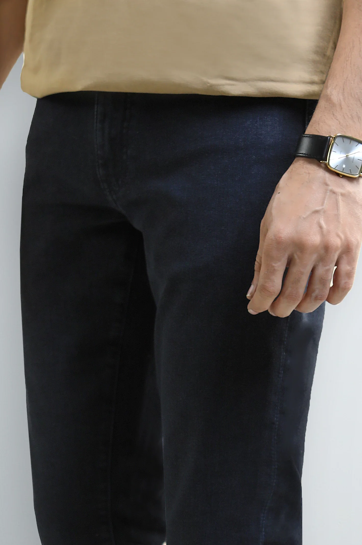 Dark Blue Slim Fit Jeans - Image 2