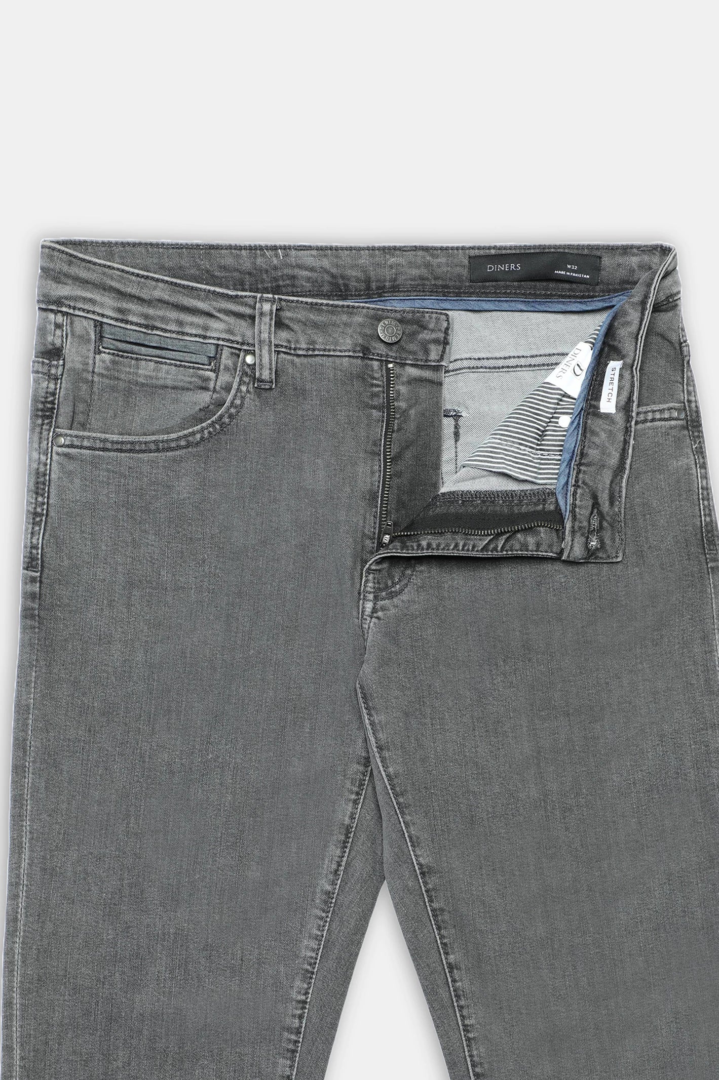 Grey Slim Fit Jeans - Image 5