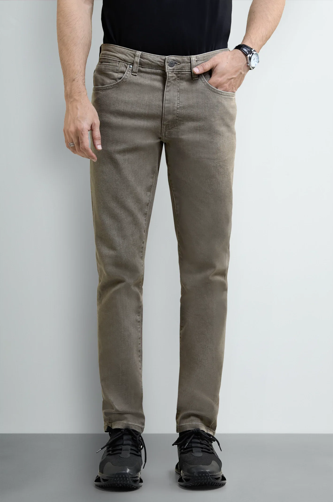 Khaki Slim Fit Jeans