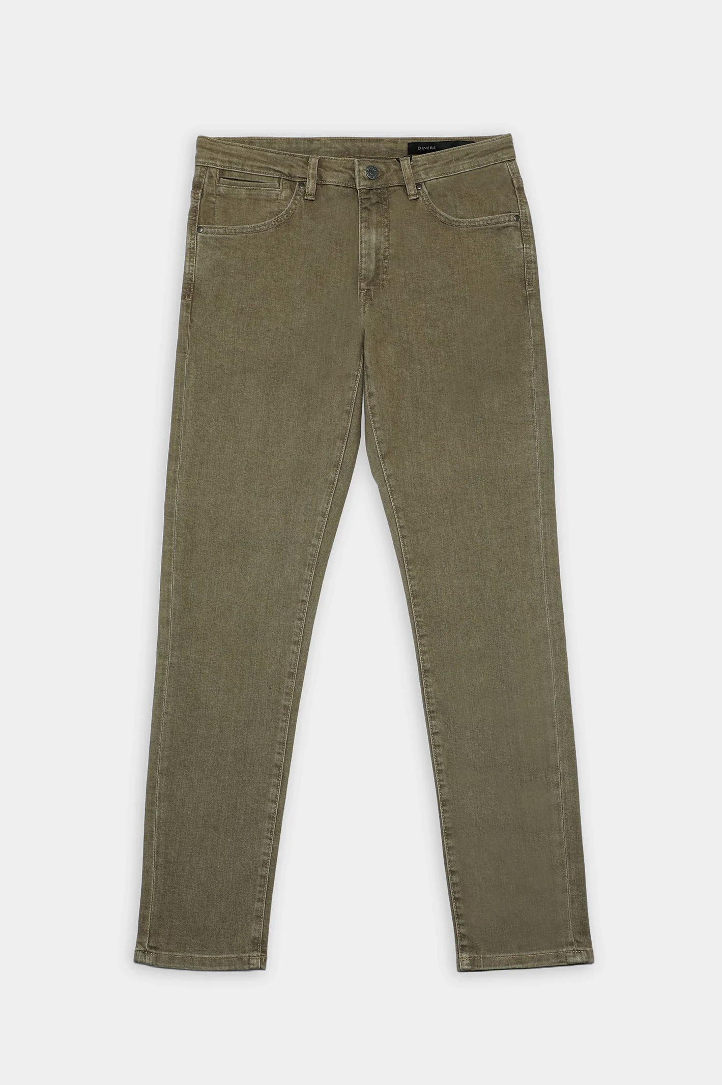 Khaki Slim Fit Jeans - Image 4