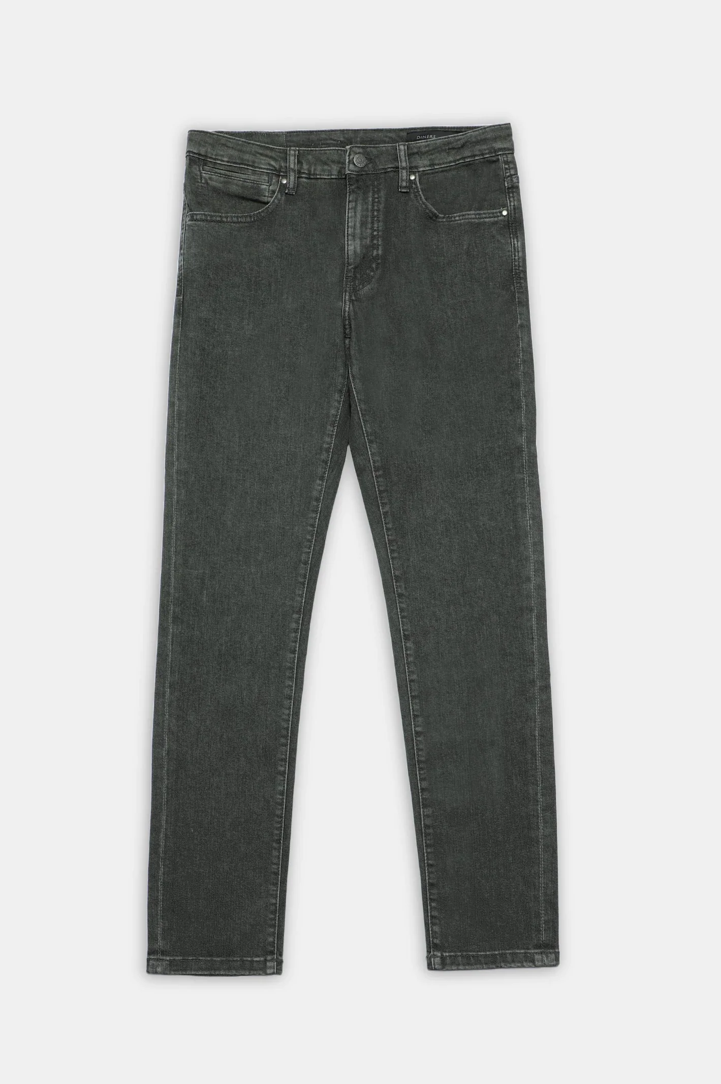 Olive Slim Fit Jeans - Image 4