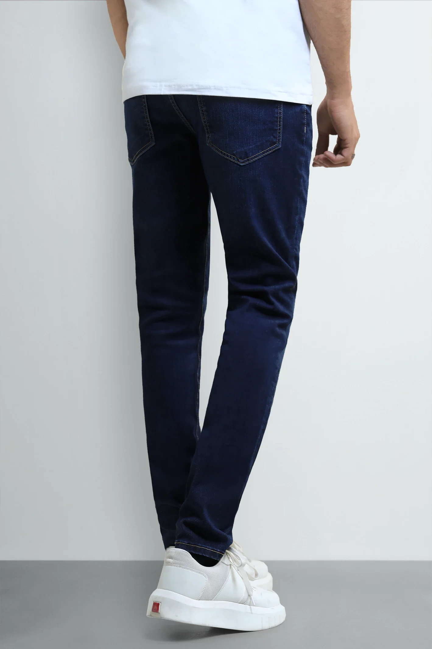 Dark Blue Slim Fit Jeans - Image 3