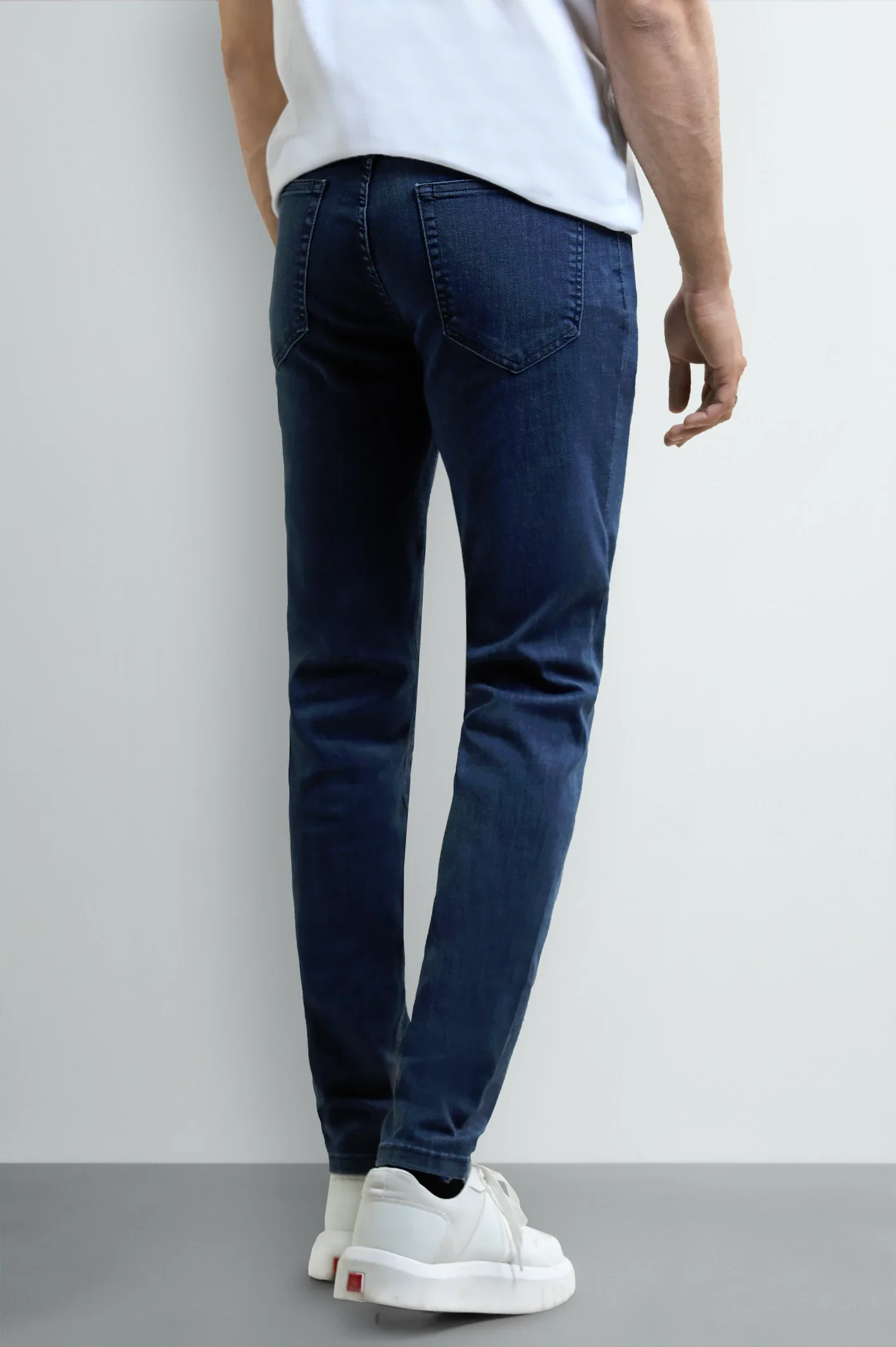 Dark Blue Slim Fit Jeans - Image 3