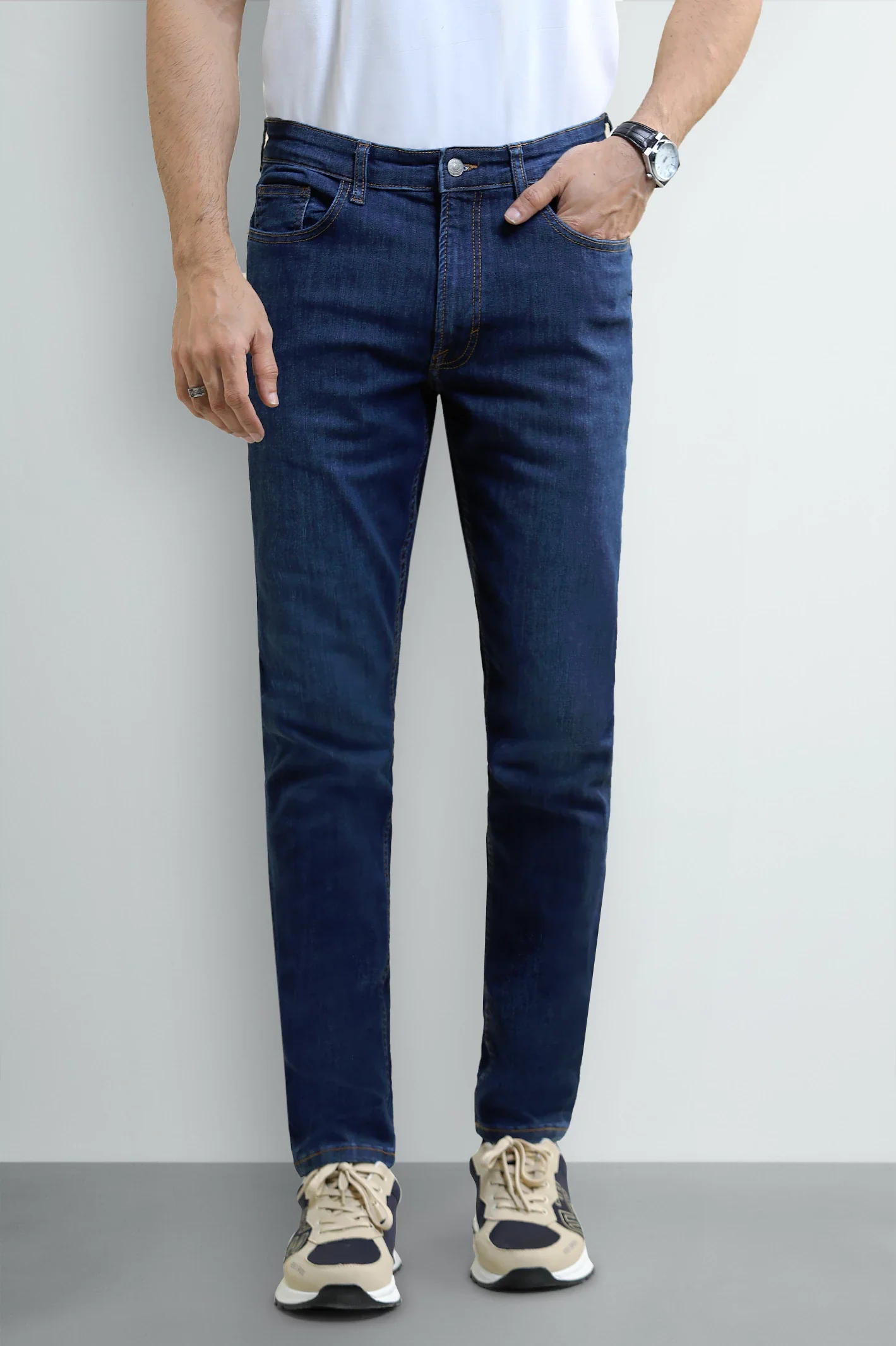 Dark Blue Slim Fit Jeans