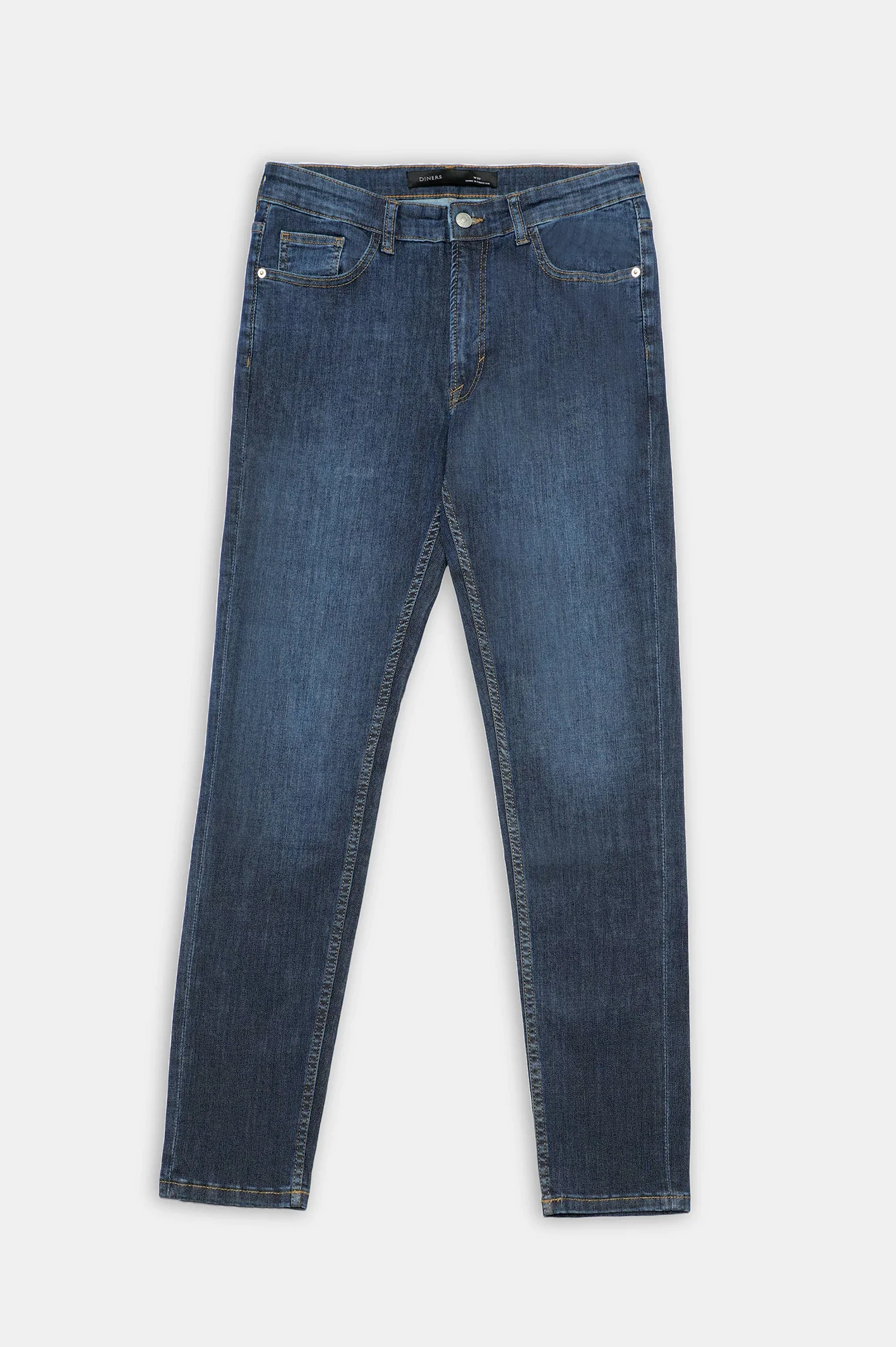 Dark Blue Slim Fit Jeans - Image 4