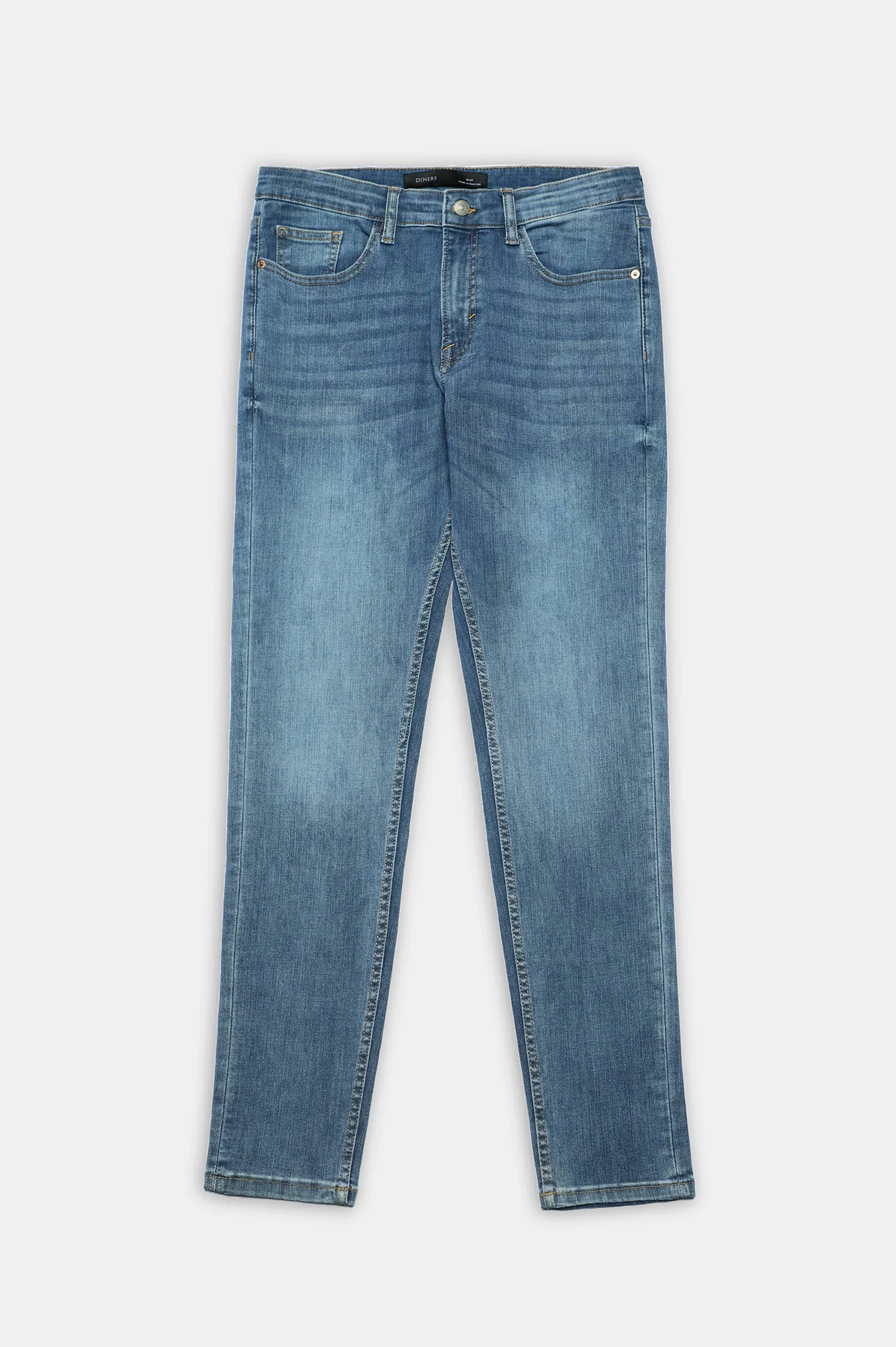 Light Blue Slim Fit Jeans - Image 4