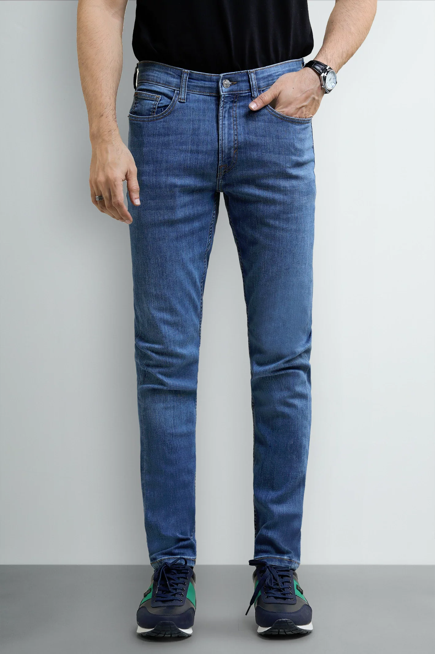Medium Blue Slim Fit Jeans