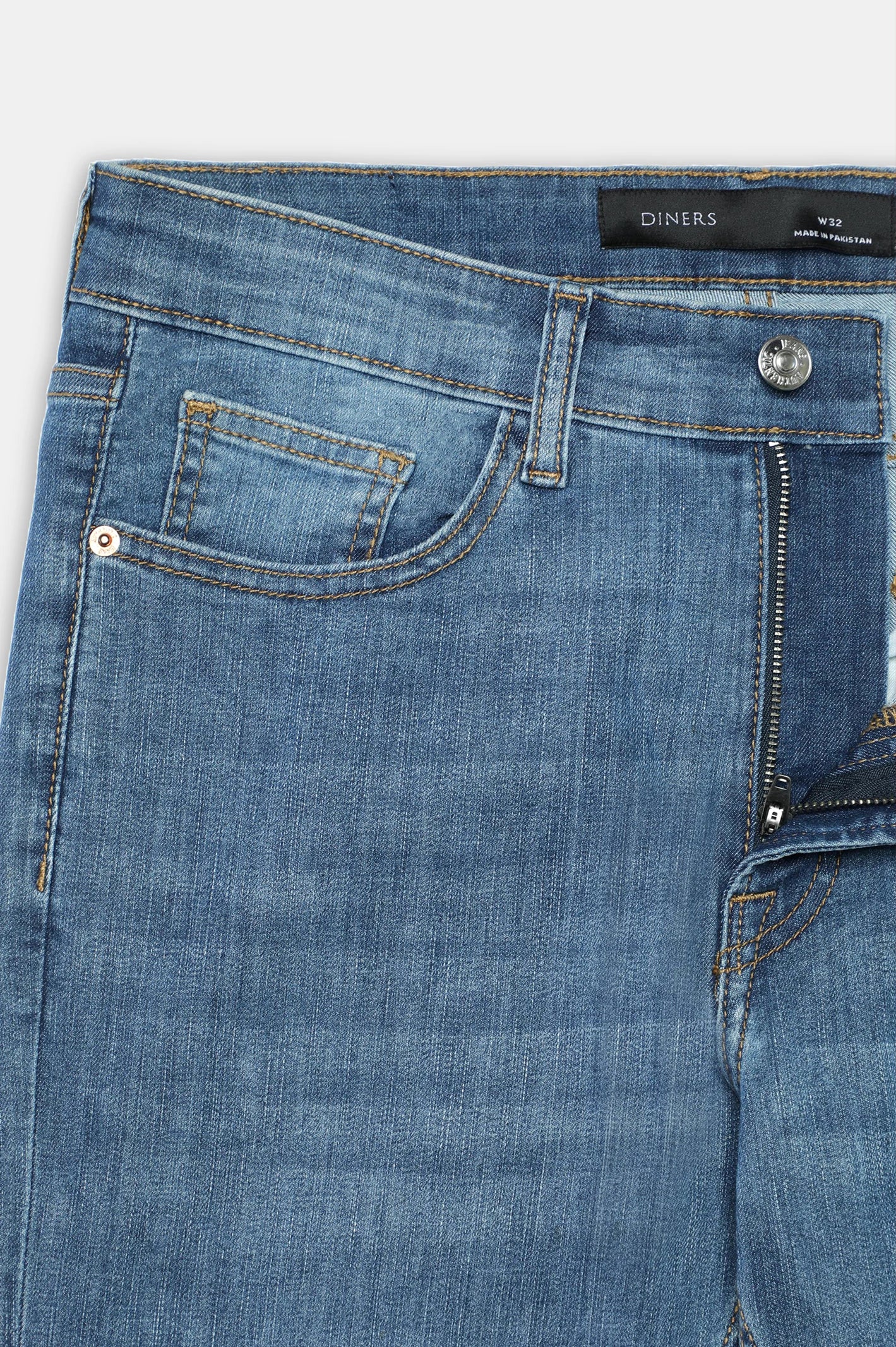 Medium Blue Slim Fit Jeans - Image 6
