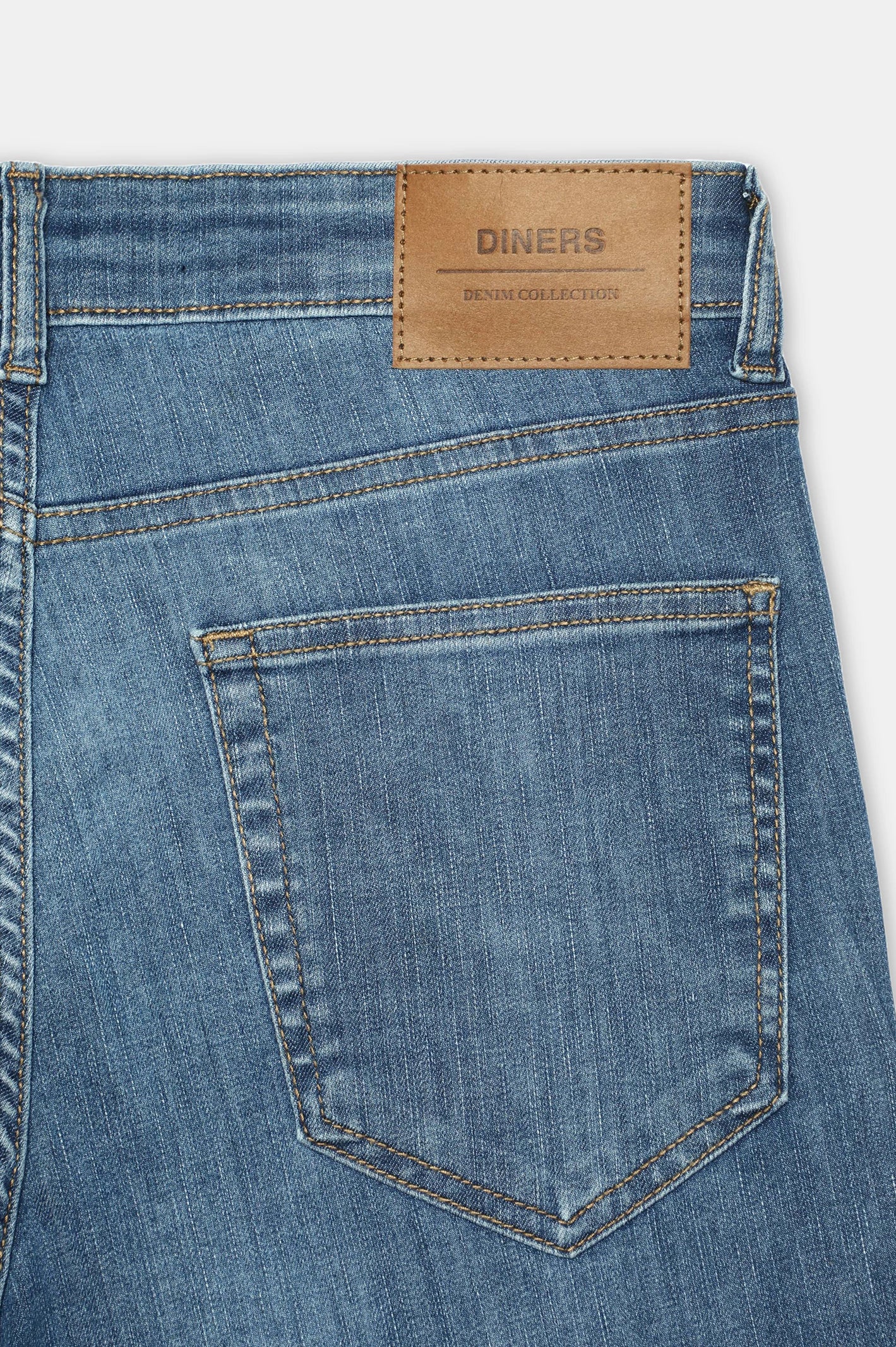 Medium Blue Slim Fit Jeans - Image 7