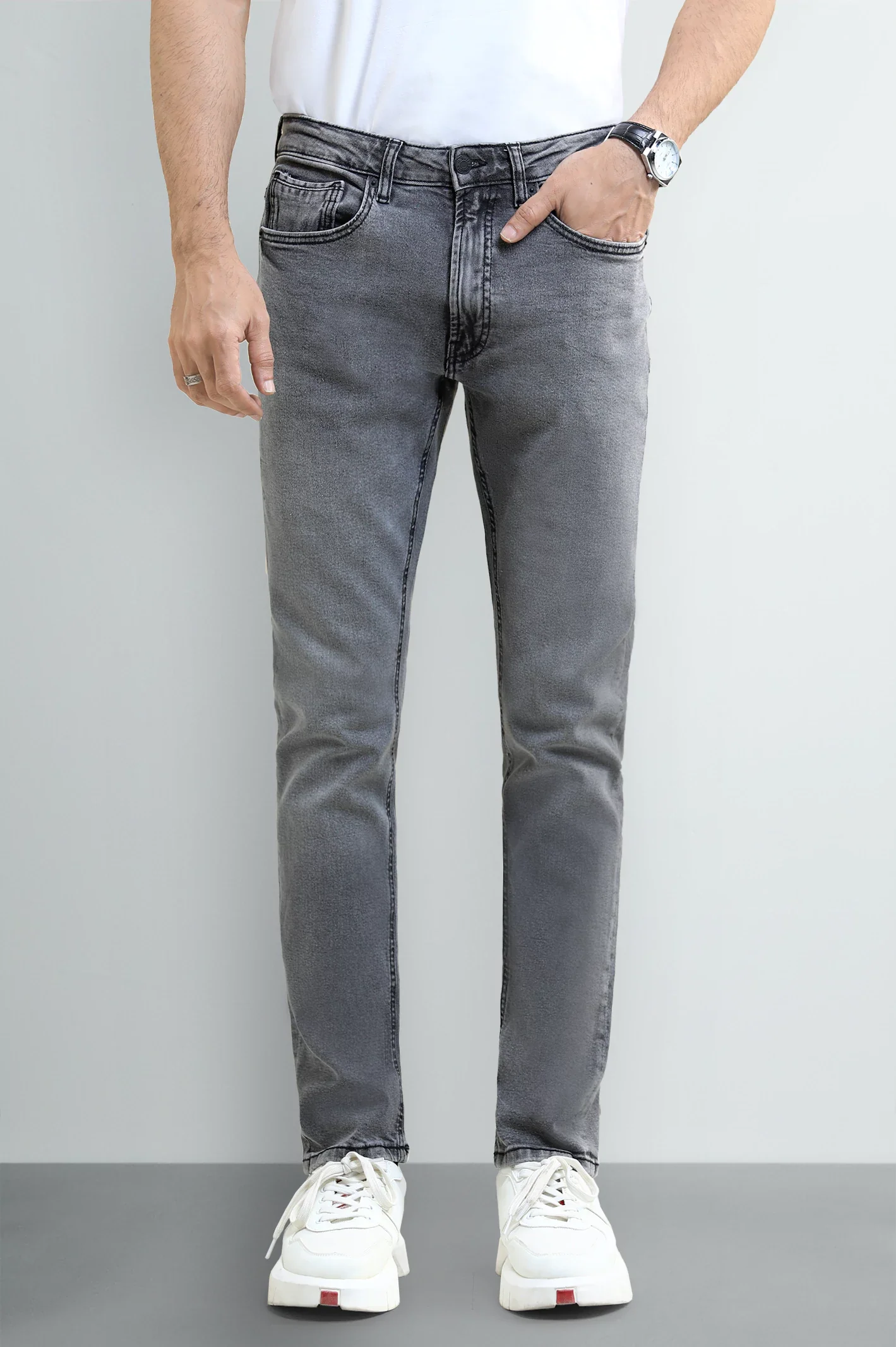 Grey Slim Fit Jeans