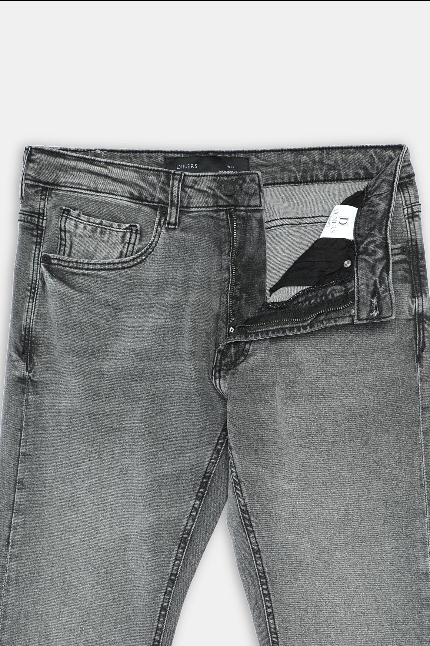 Grey Slim Fit Jeans - Image 5