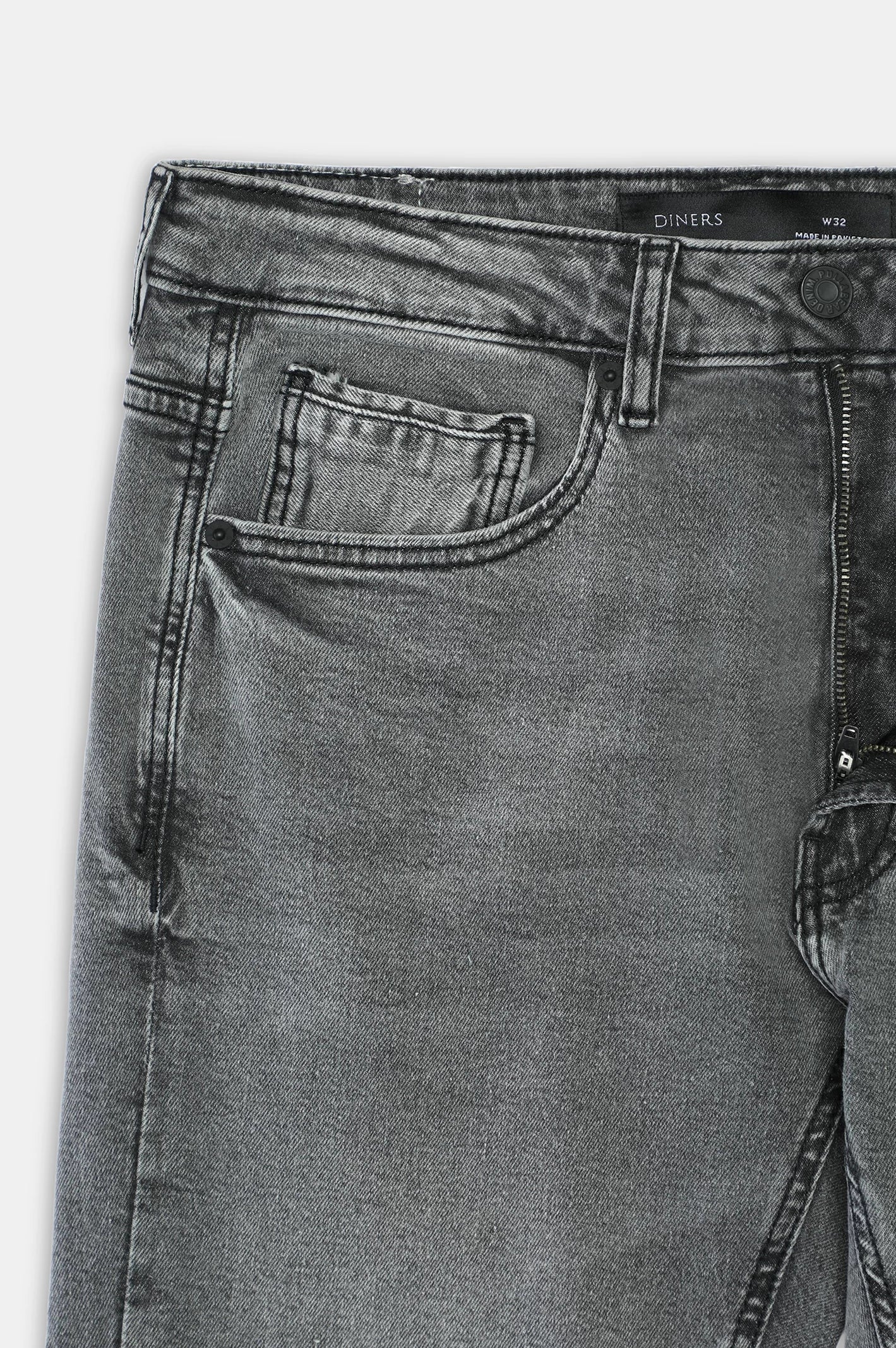 Grey Slim Fit Jeans - Image 6