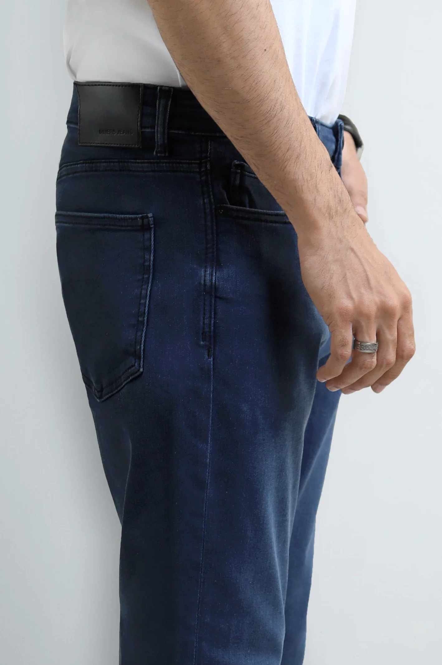 Medium Blue Slim Fit Jeans - Image 2