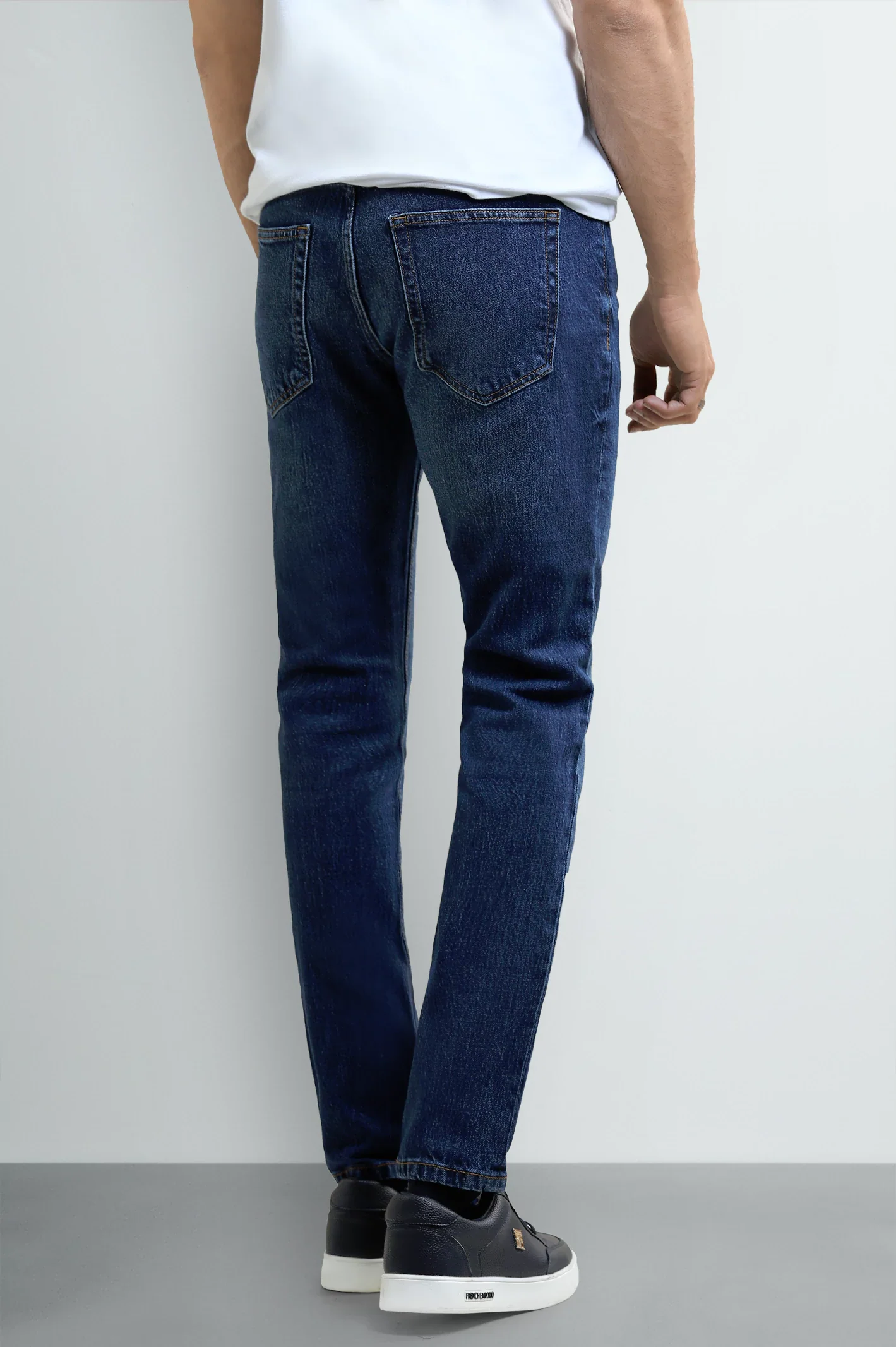 Dark Blue Slim Fit Jeans - Image 3