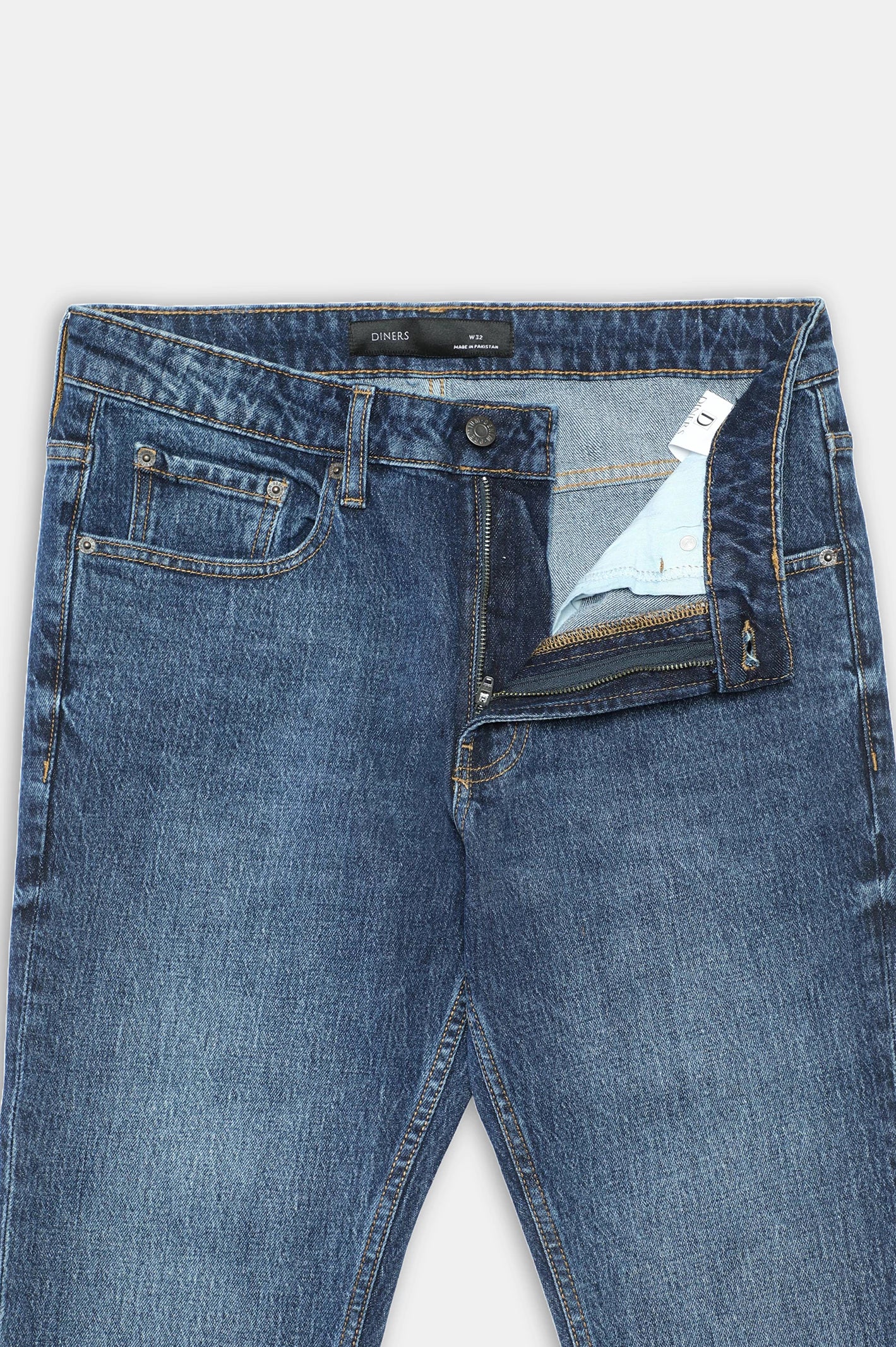 Dark Blue Slim Fit Jeans - Image 5