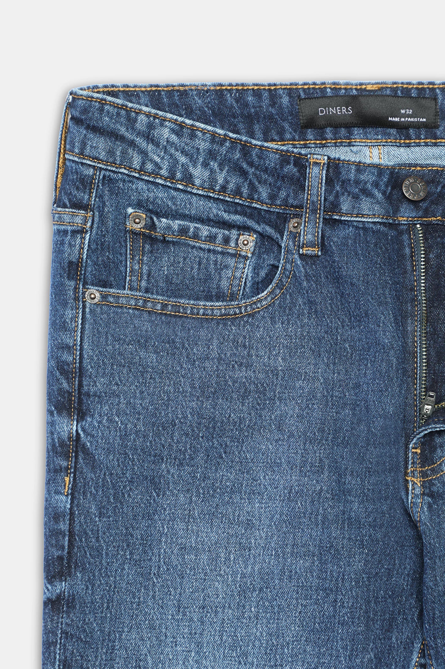 Dark Blue Slim Fit Jeans - Image 6