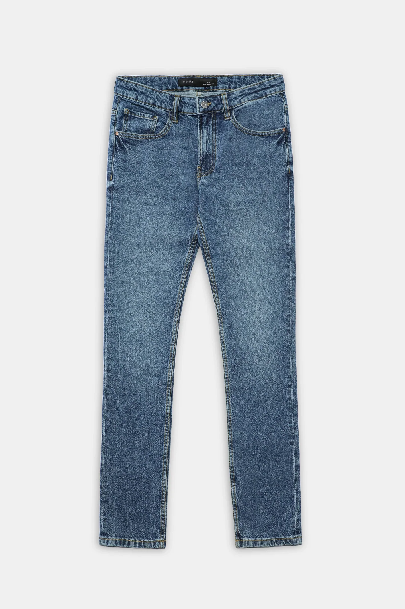 Dark Blue Slim Fit Jeans - Image 4