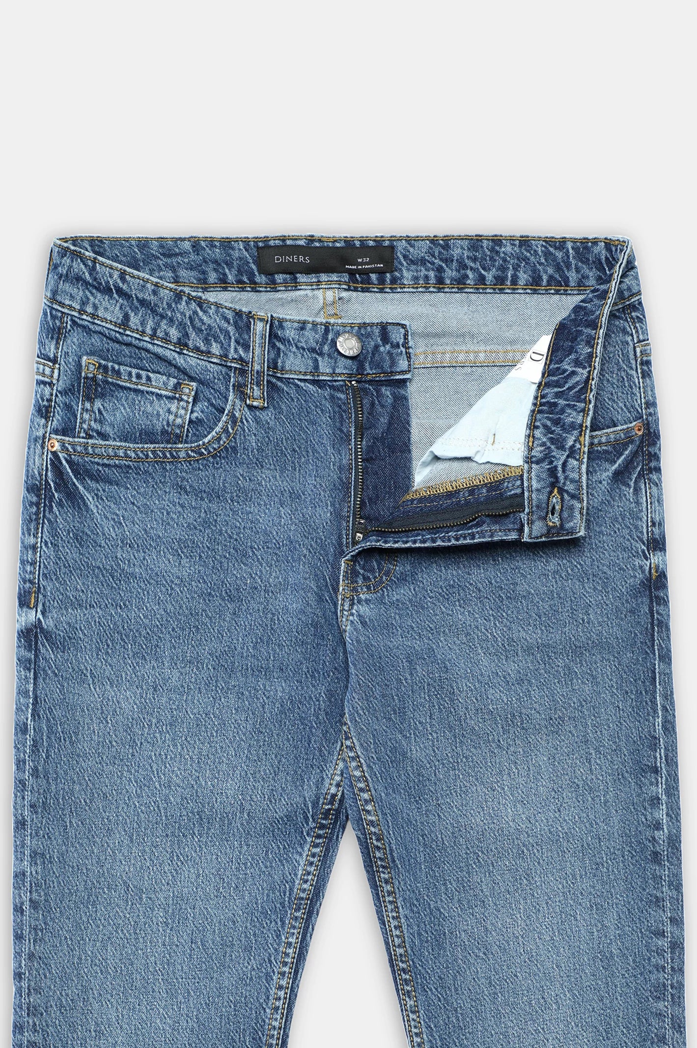Dark Blue Slim Fit Jeans - Image 5
