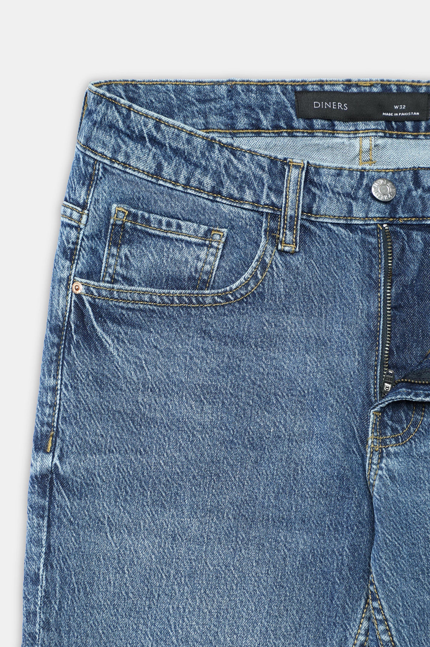 Dark Blue Slim Fit Jeans - Image 6
