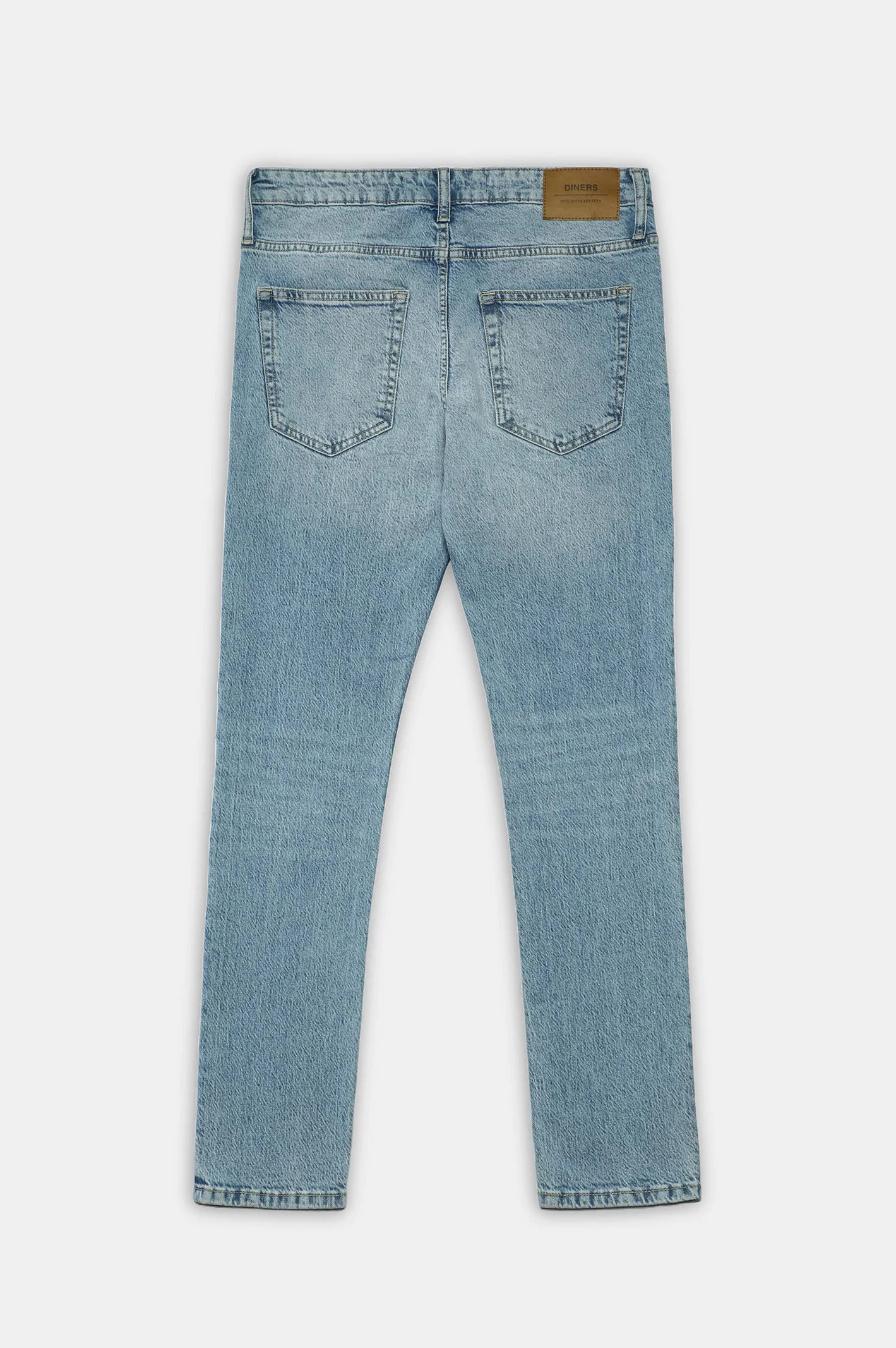 Light Blue Slim Fit Jeans - Image 9