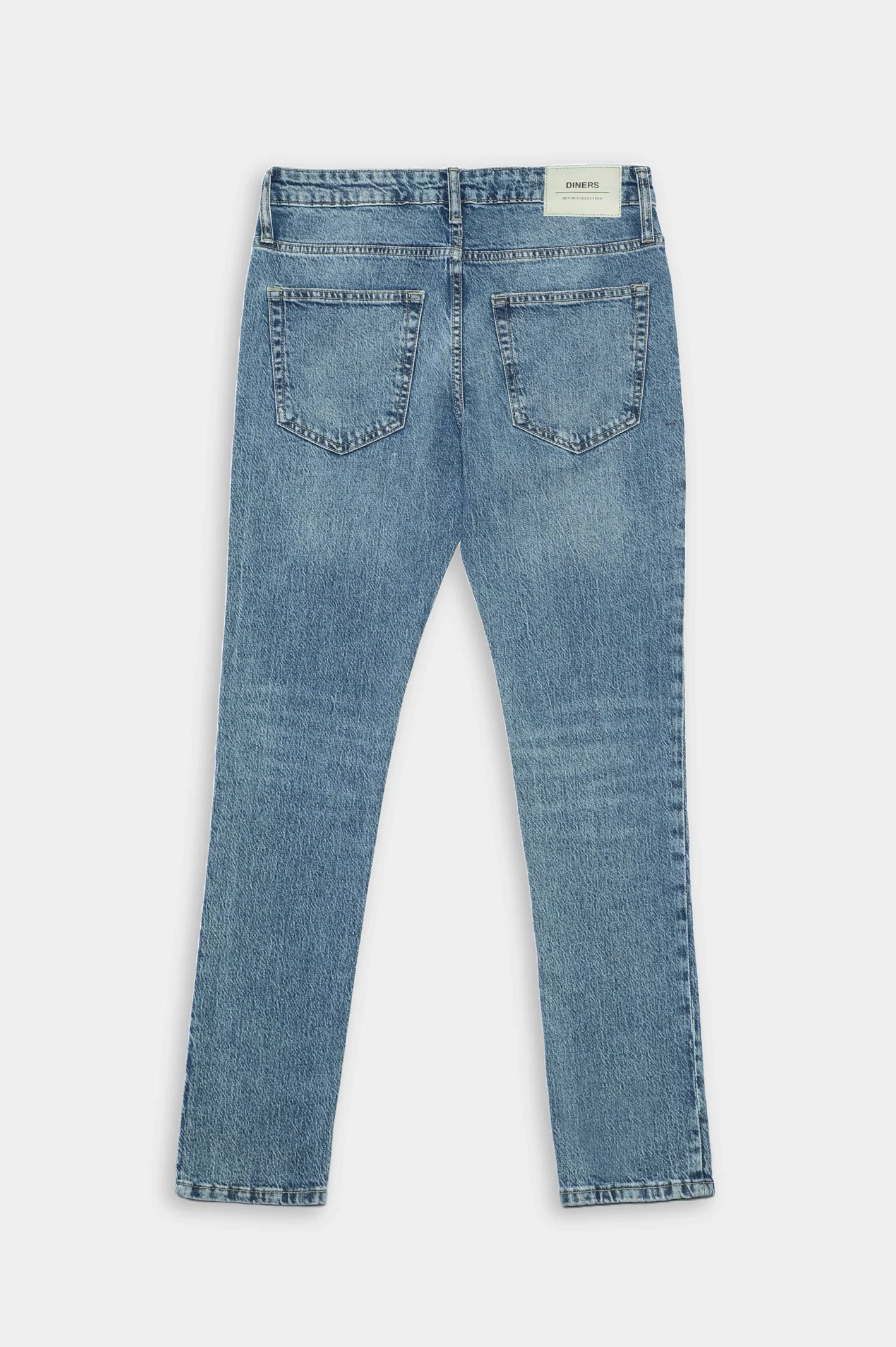 Medium Blue Slim Fit Jeans - Image 9