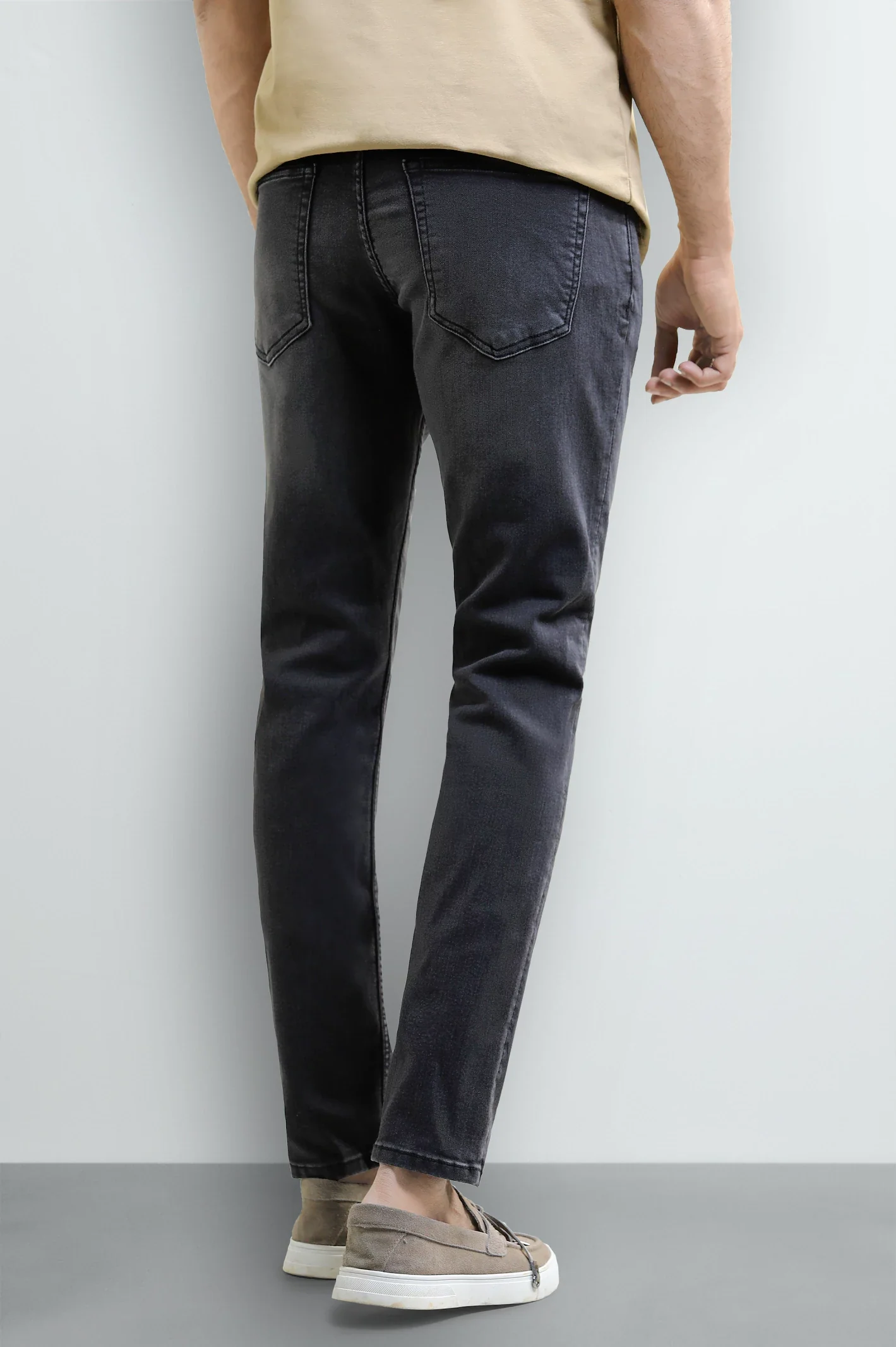 Charcoal Slim Fit Jeans - Image 3