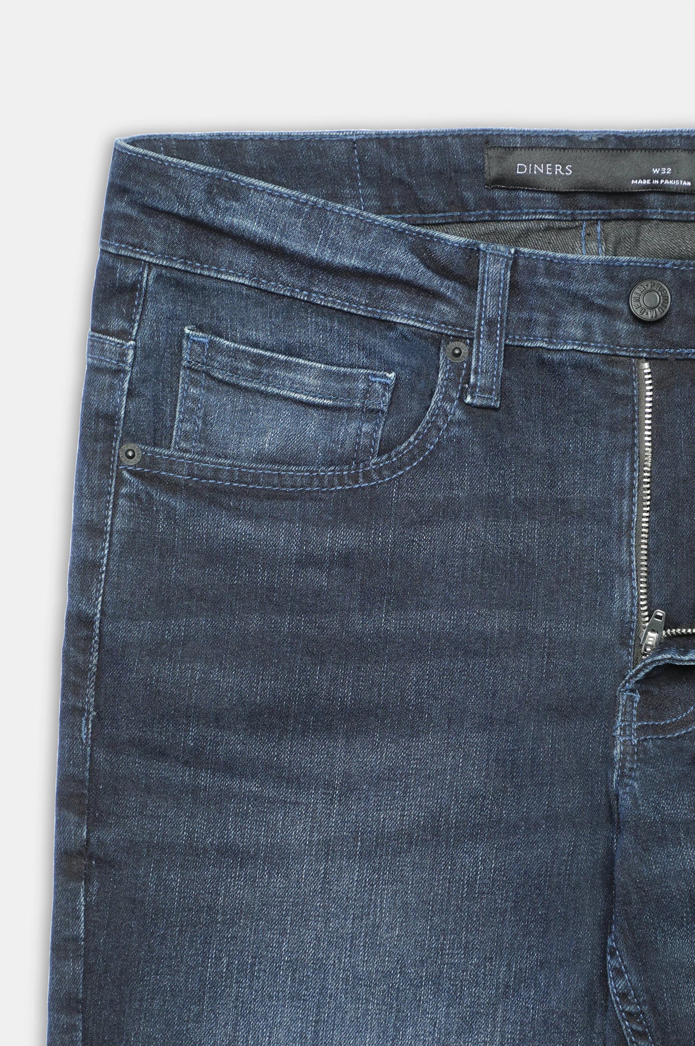 Dark Blue Slim Fit Jeans - Image 6