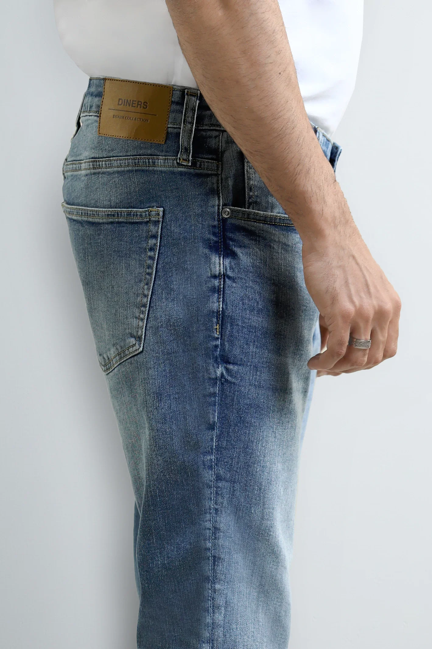 Light Blue Slim Fit Jeans - Image 2