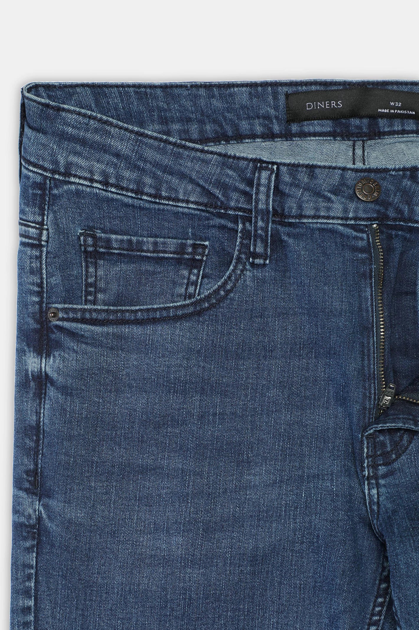 Medium Blue Slim Fit Jeans - Image 6