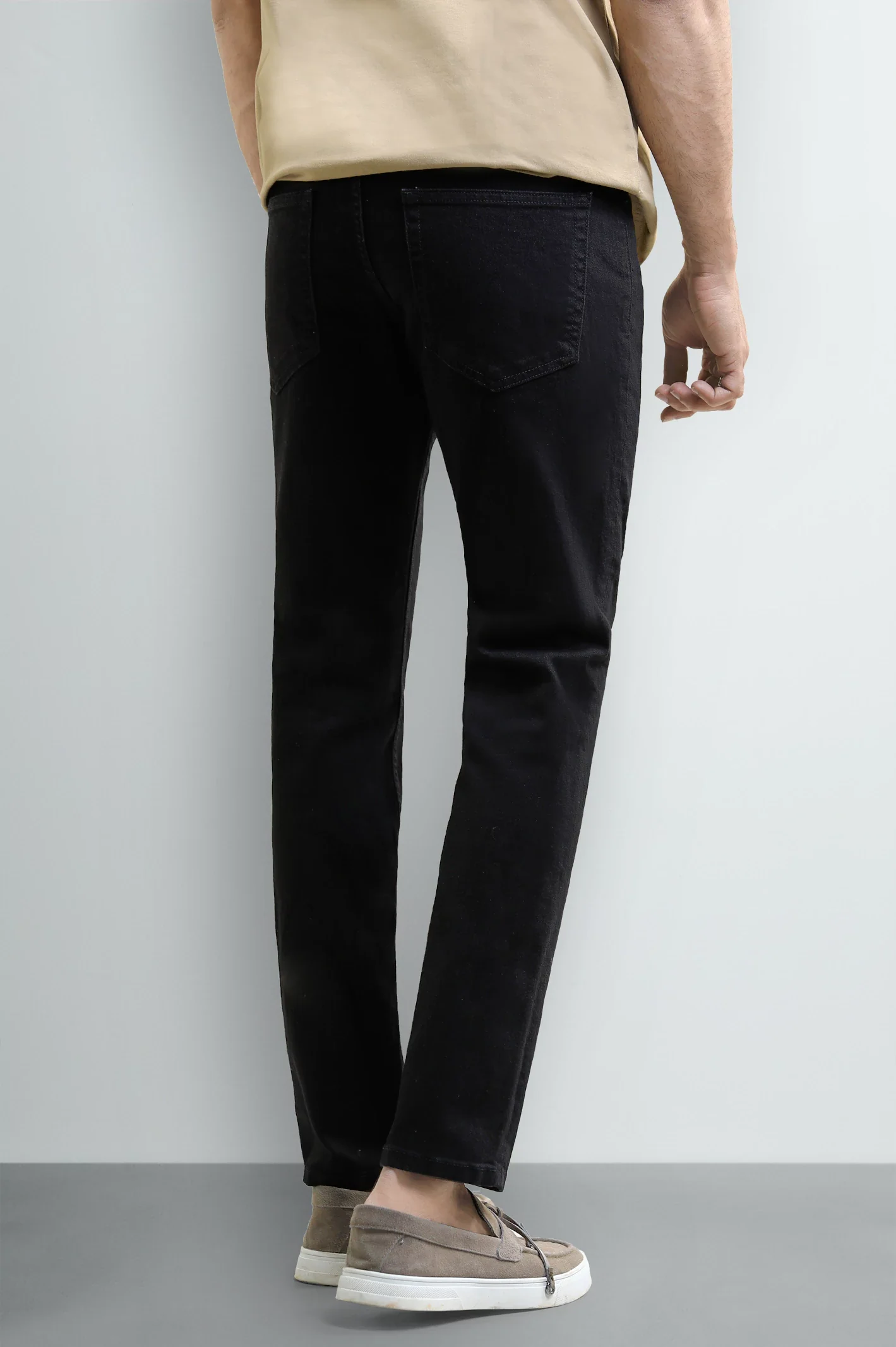 Black Slim Fit Jeans - Image 3