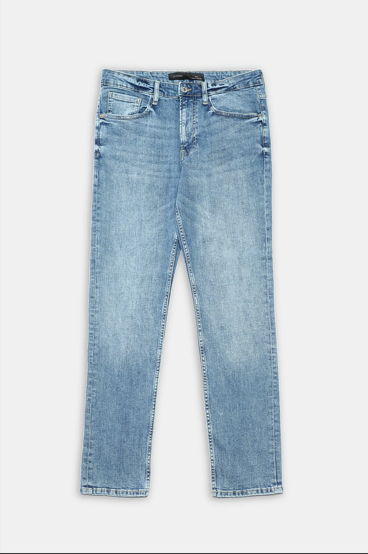 Light Blue Slim Fit Jeans - Image 4