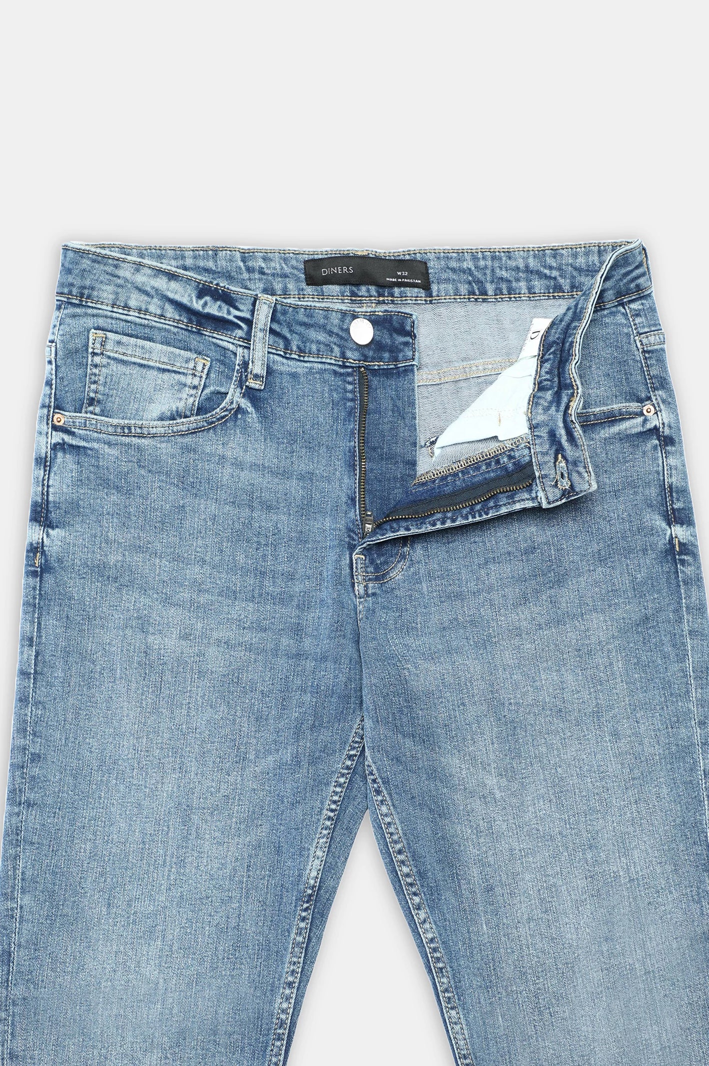 Light Blue Slim Fit Jeans - Image 5