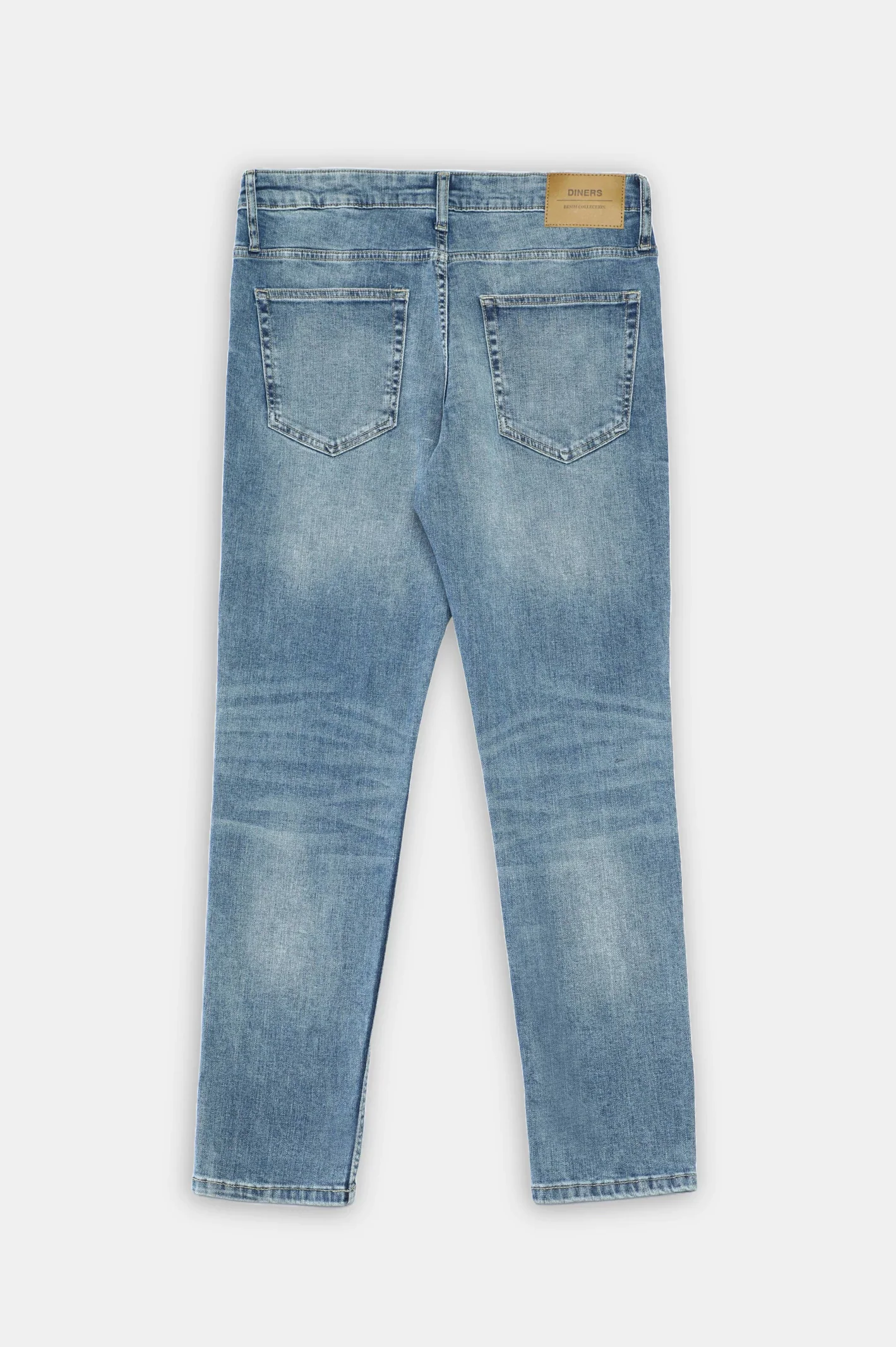 Medium Blue Slim Fit Jeans - Image 9
