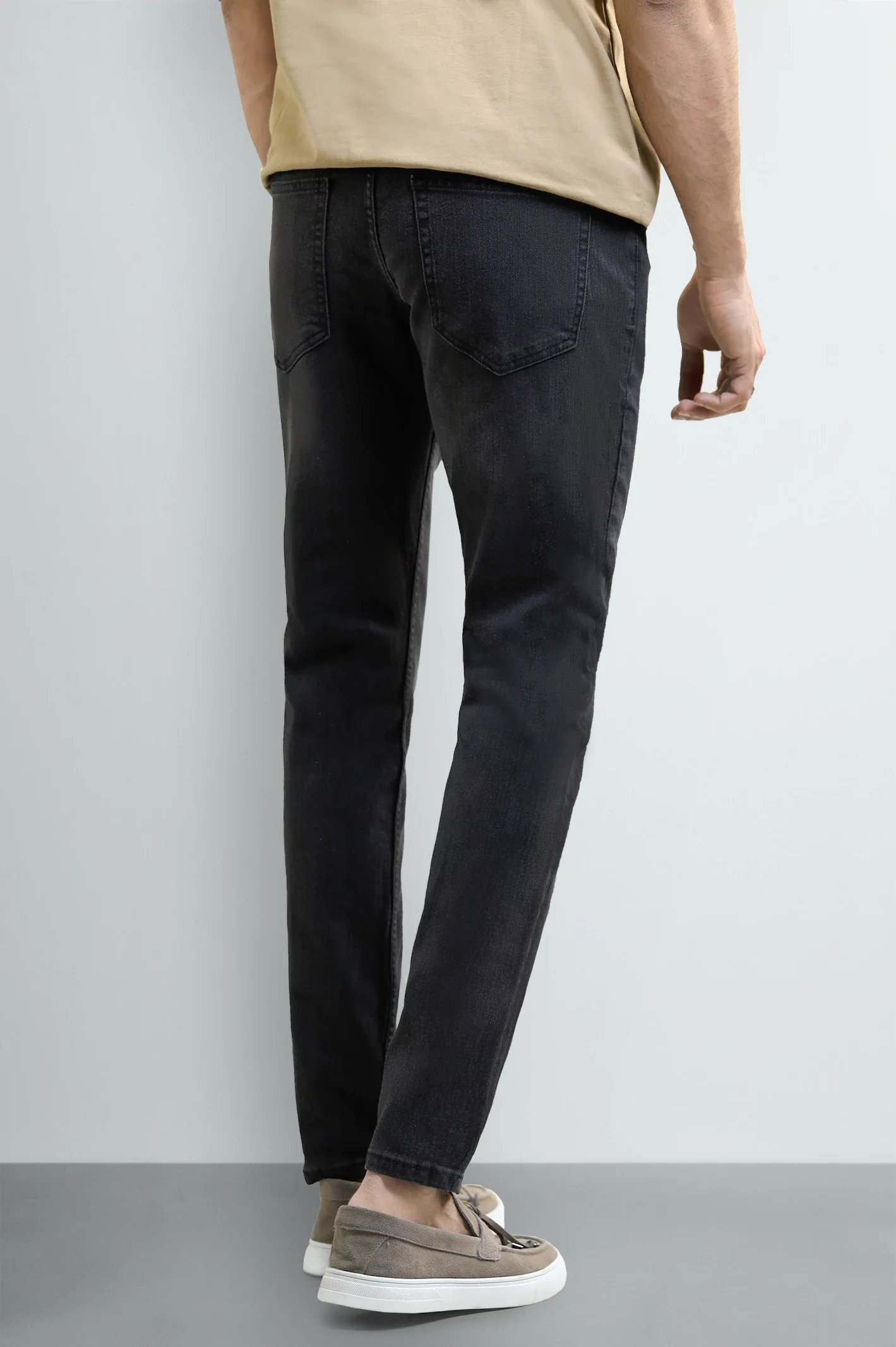 Black Slim Fit Jeans - Image 3