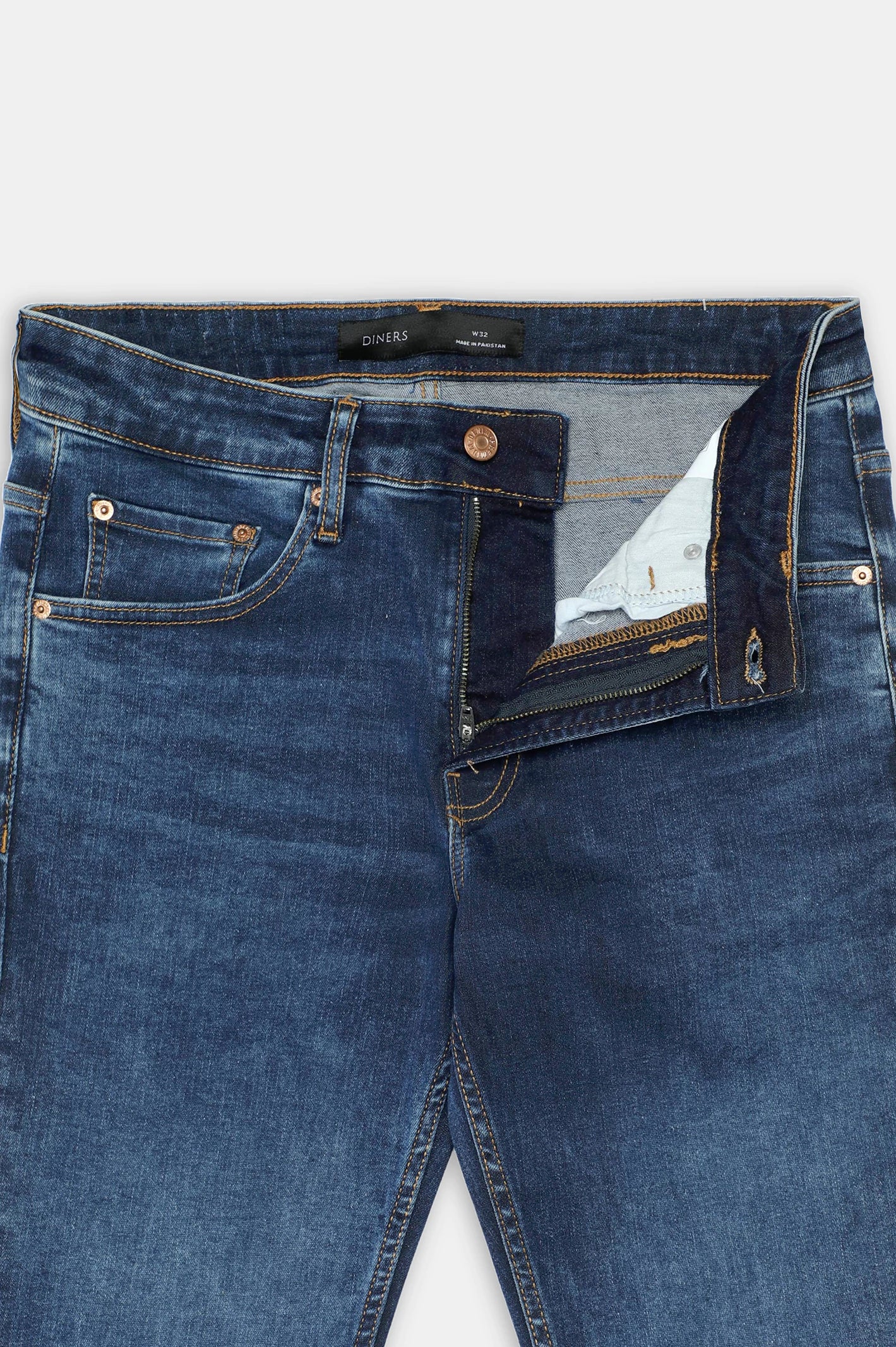 Dark Blue Slim Fit Jeans - Image 5