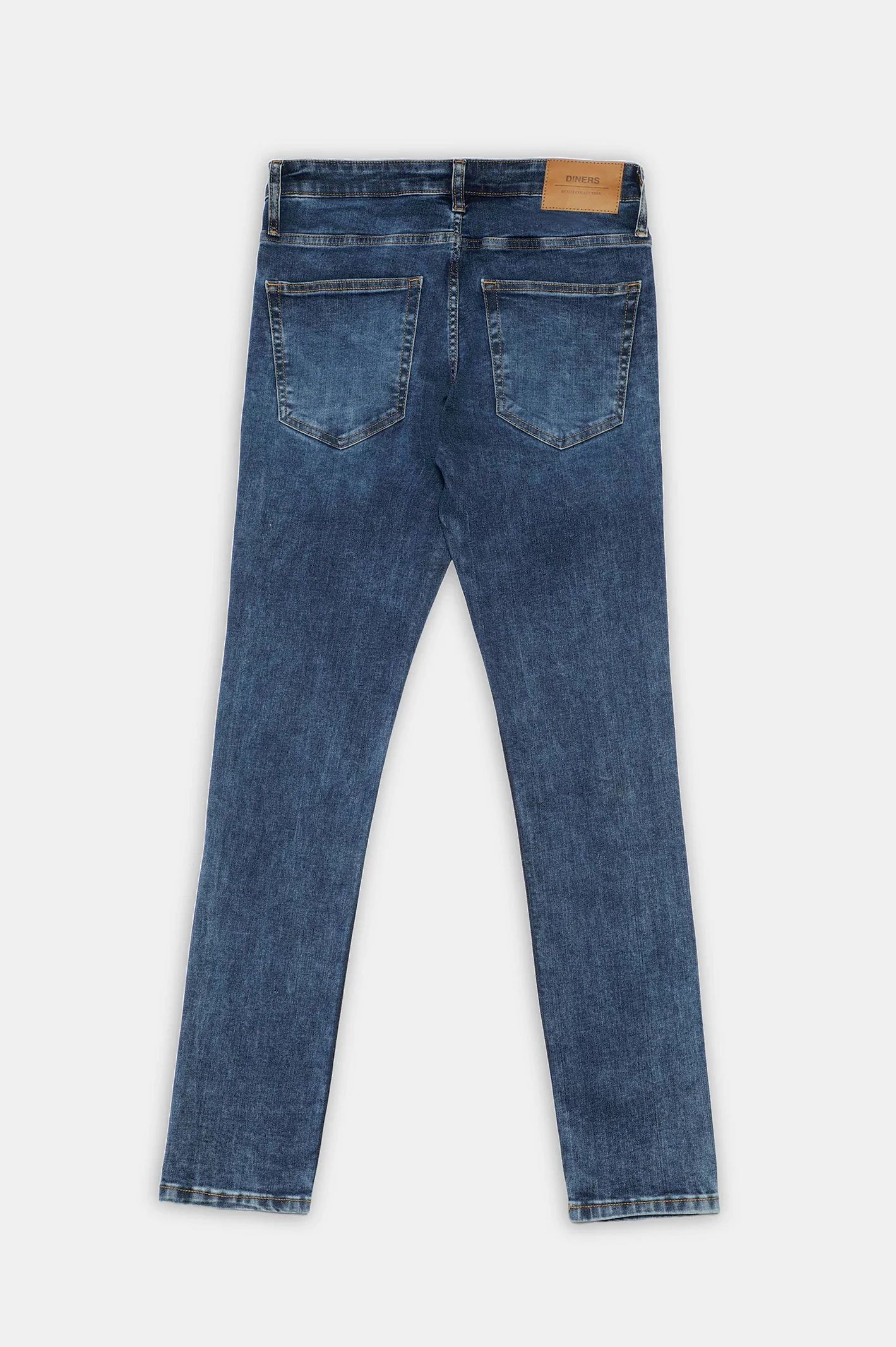 Dark Blue Slim Fit Jeans - Image 9