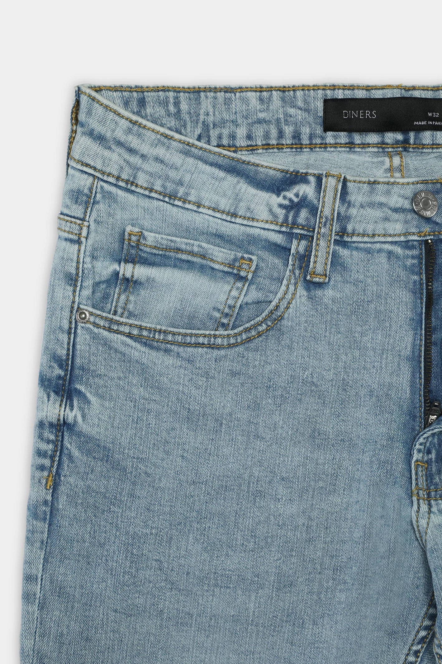 Light Blue Slim Fit Jeans - Image 6