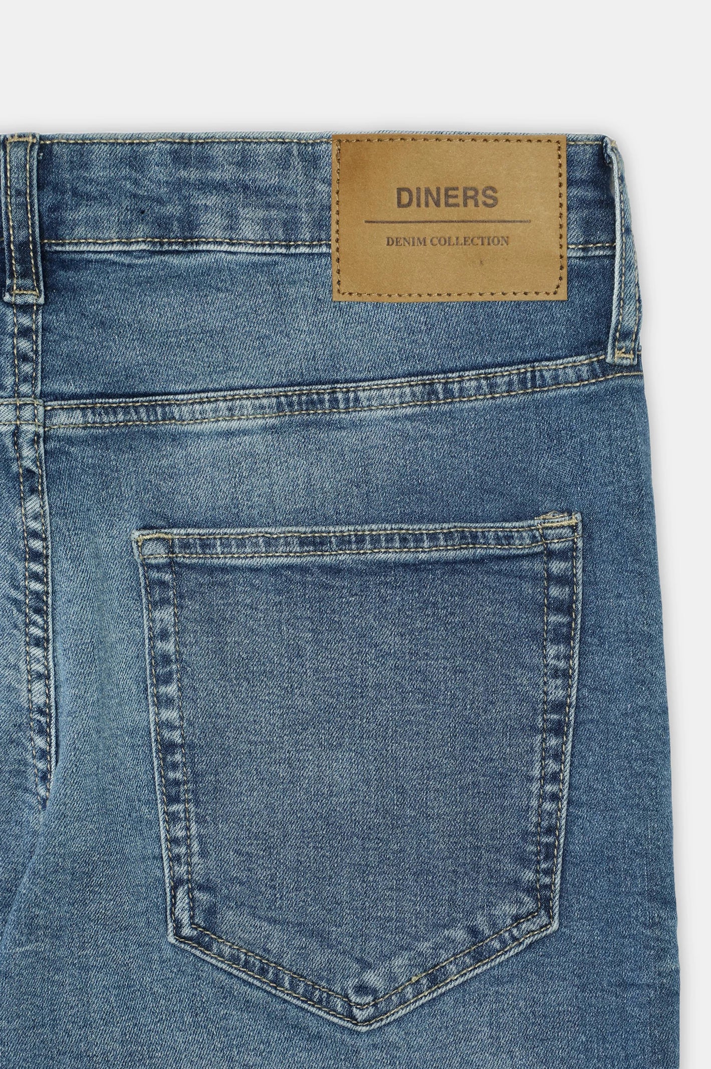 Medium Blue Slim Fit Jeans - Image 7