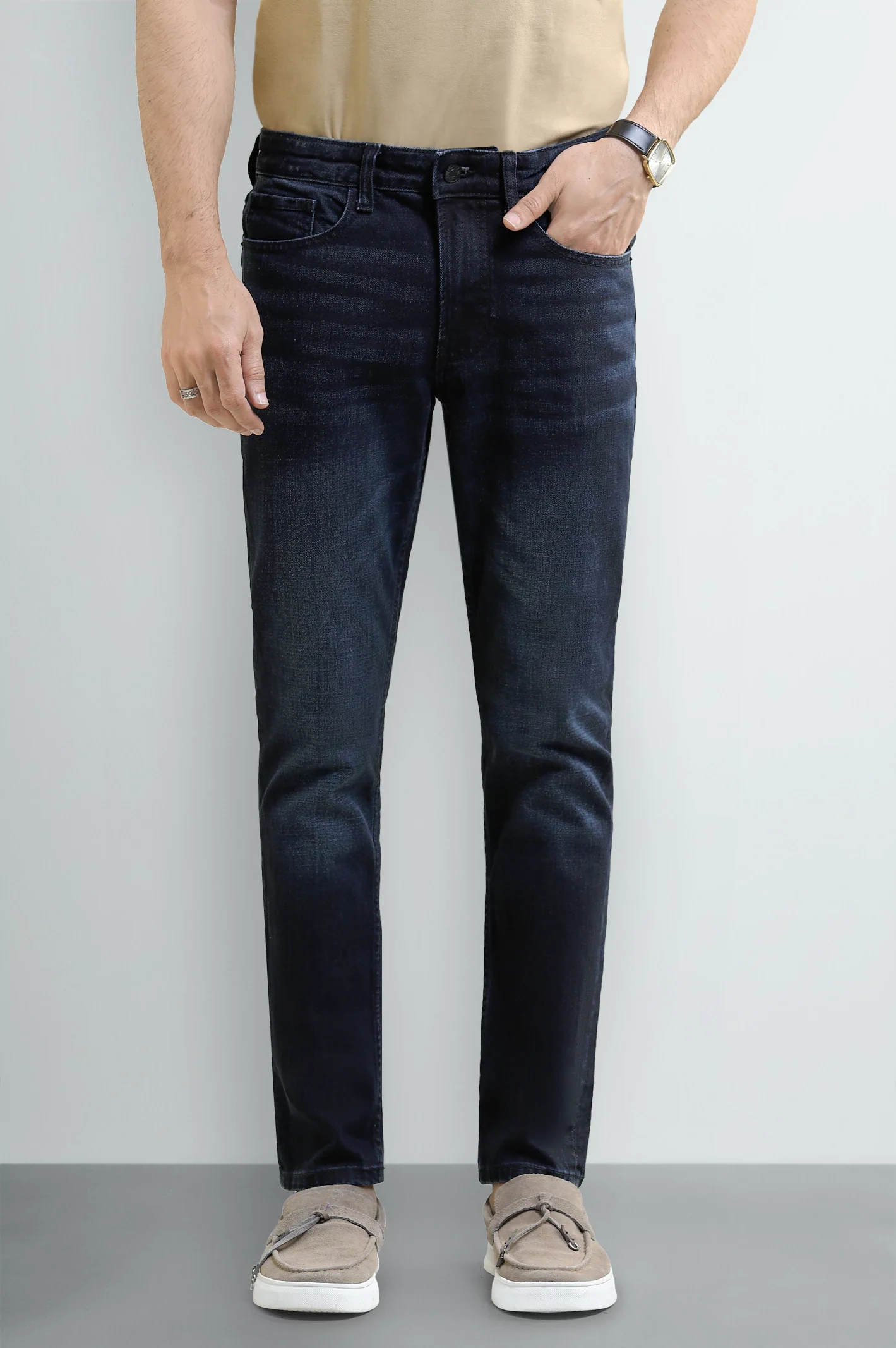 Dark Blue Slim Fit Jeans