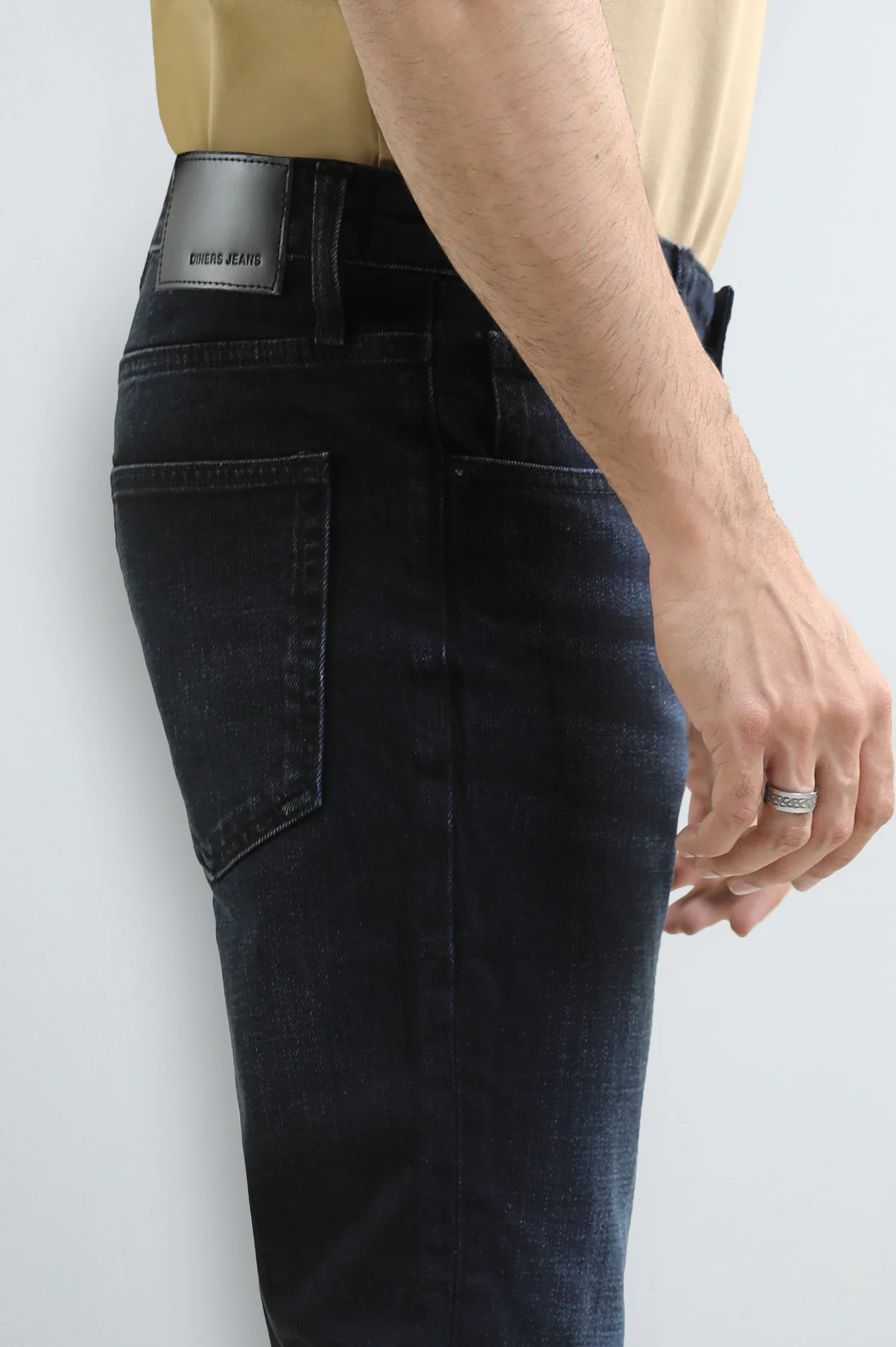 Dark Blue Slim Fit Jeans - Image 2
