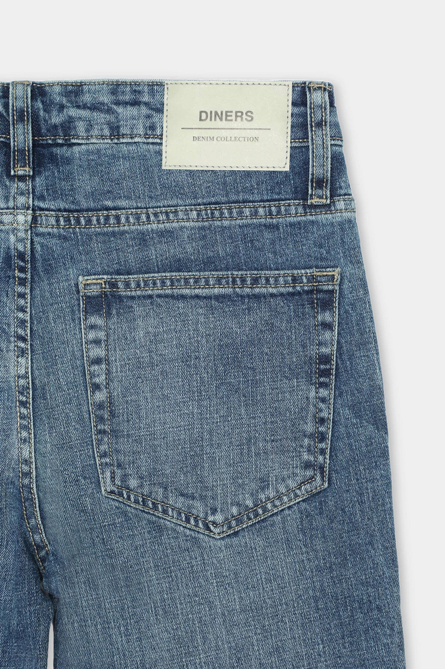 Medium Blue Slim Fit Jeans - Image 7